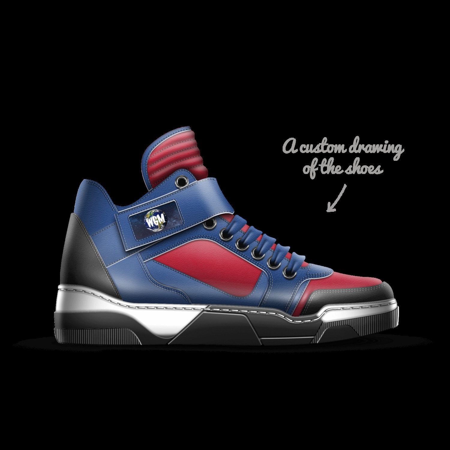 World Gone Mad A Custom Shoe concept by Jace Smith
