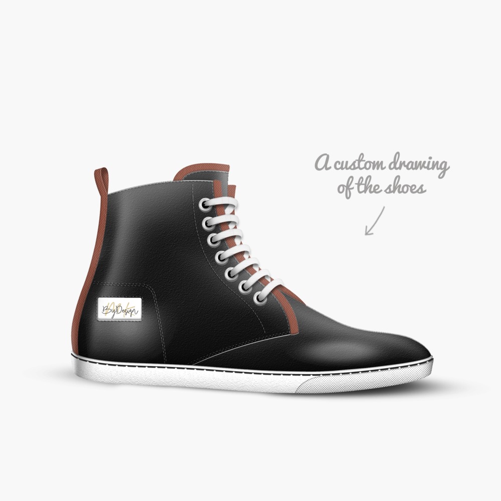 The Black Hightop artisan made in Italy shoes by Merlin Kothari