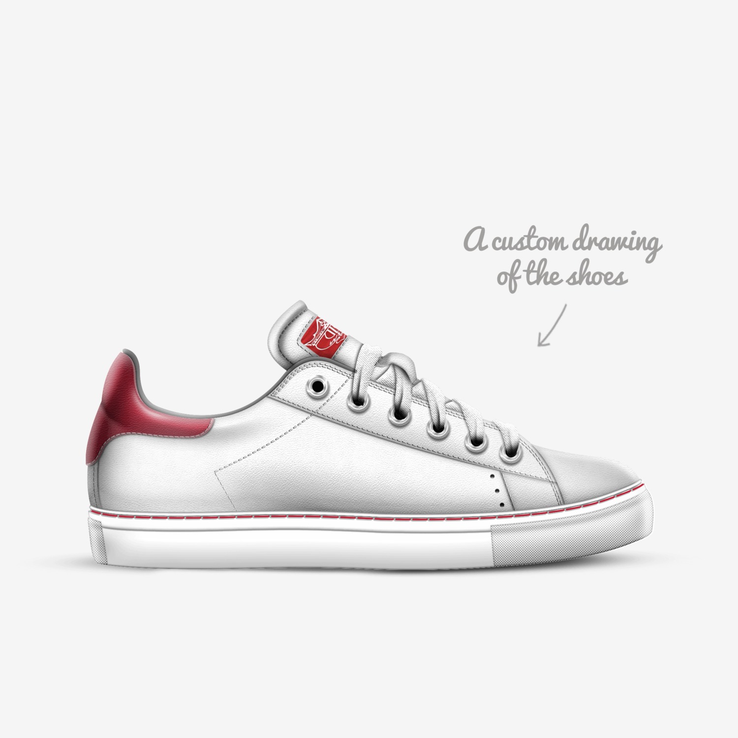 G-WIZ COLLECTION custom made in Italy shoes by Michael Fears | Sketch view