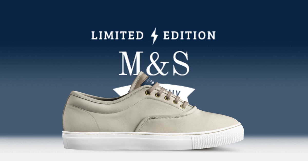 m and s blue shoes