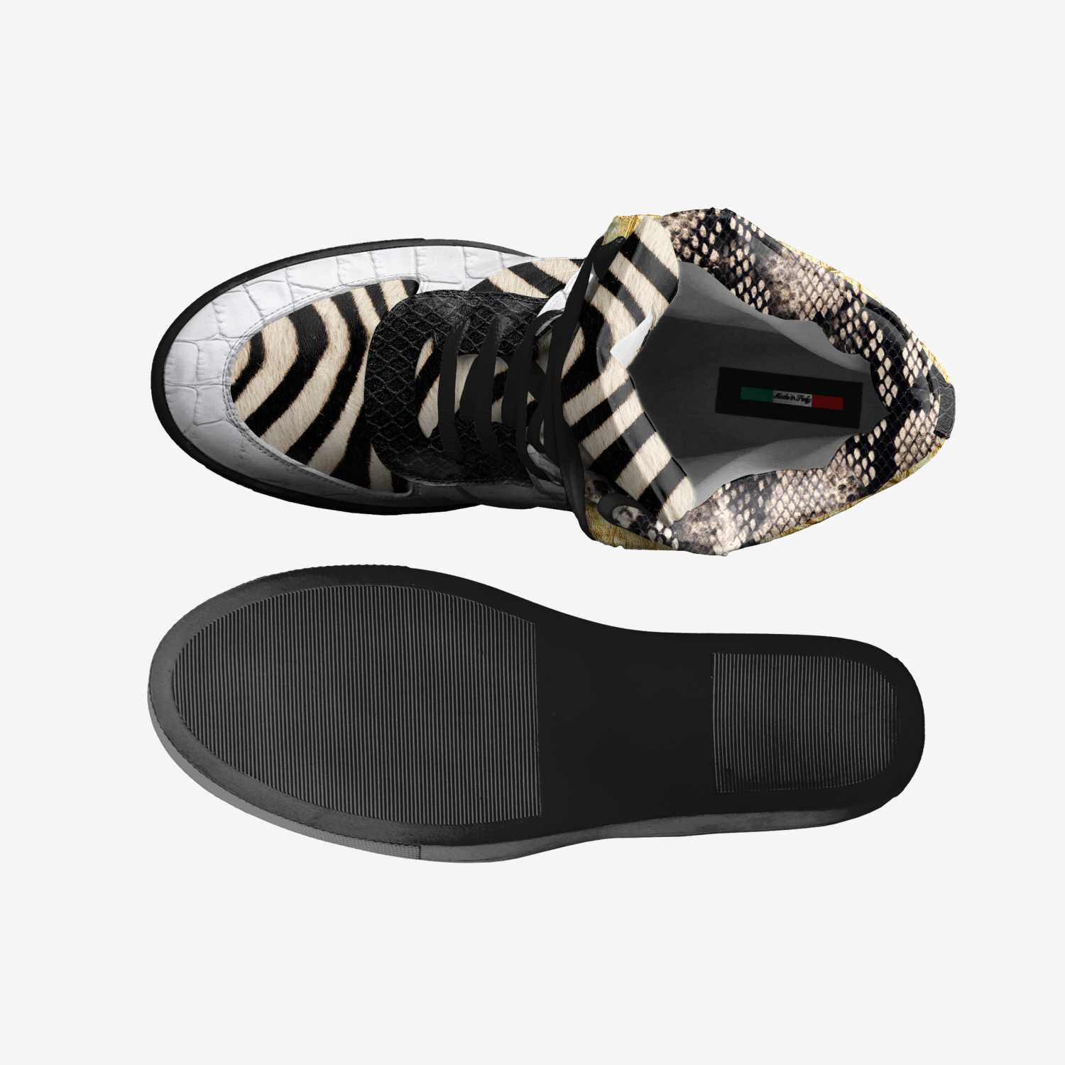 🧬 Love ❤️ Hate💔 🦓 custom made classic skaters 🧬 Love ❤️ Hate💔 🦓 artisan made in Italy shoes by Karron Moffett