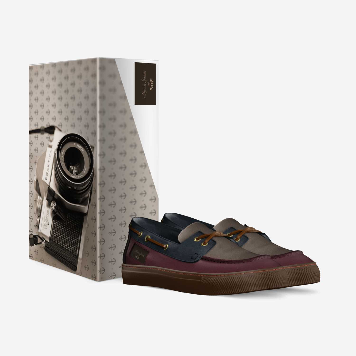 Marius James custom made in Italy shoes by James Rigney | Box view