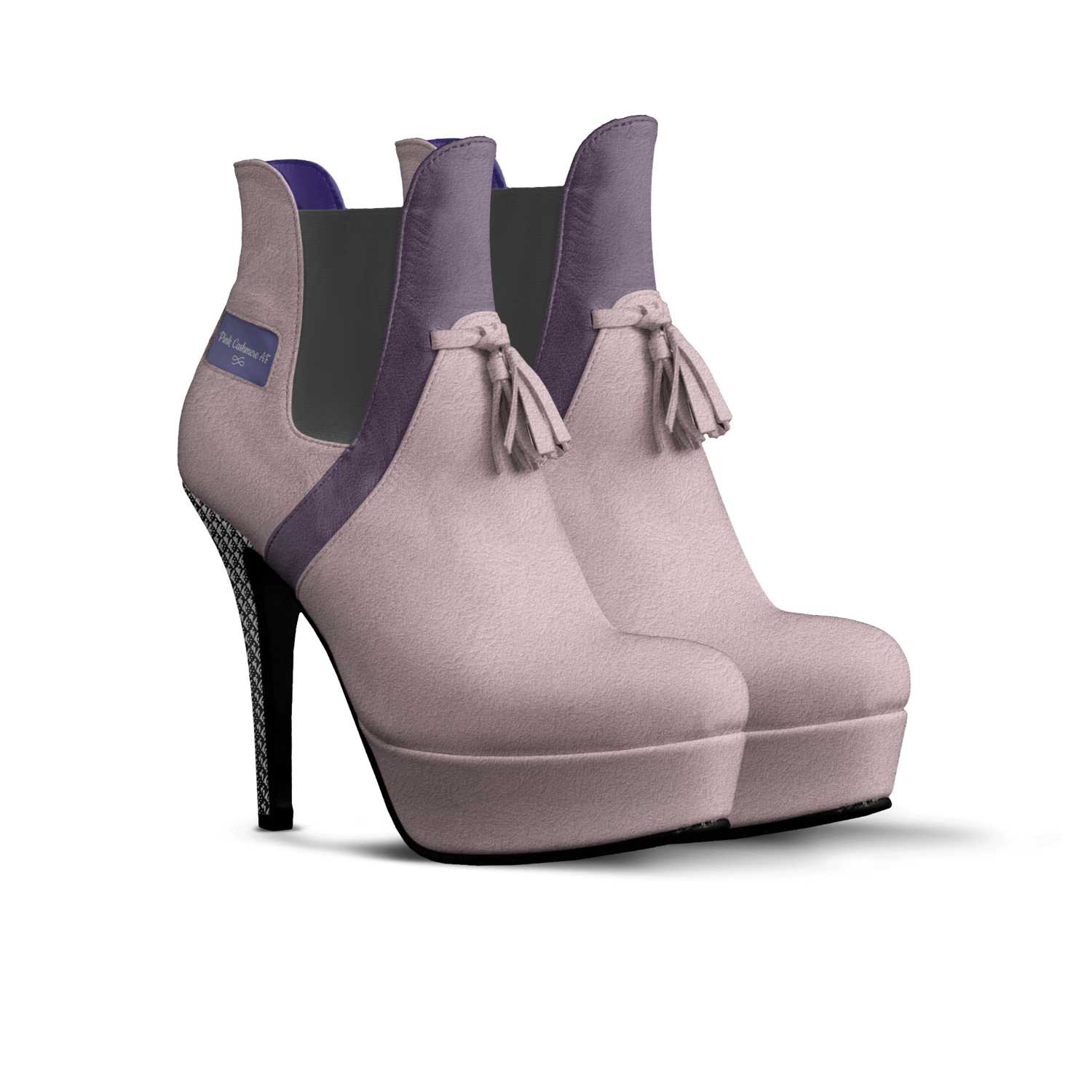 Pink Cashmere AF A by concept Fantastic Shoe Anna Custom 