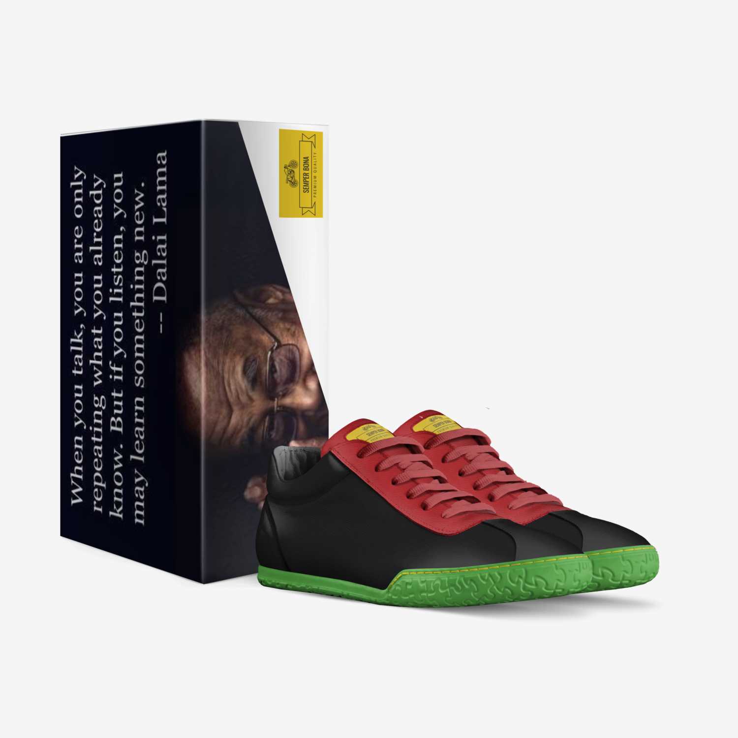 Semper Bona custom made in Italy shoes by Lynn J Willocks | Box view