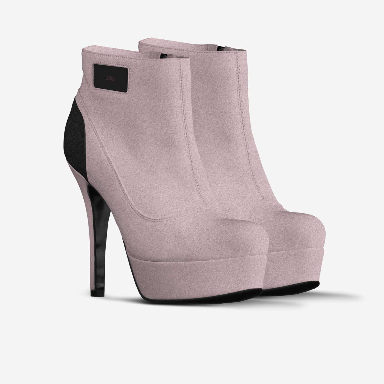 Giselle custom made in Italy shoes by Vasso Racine | Double view