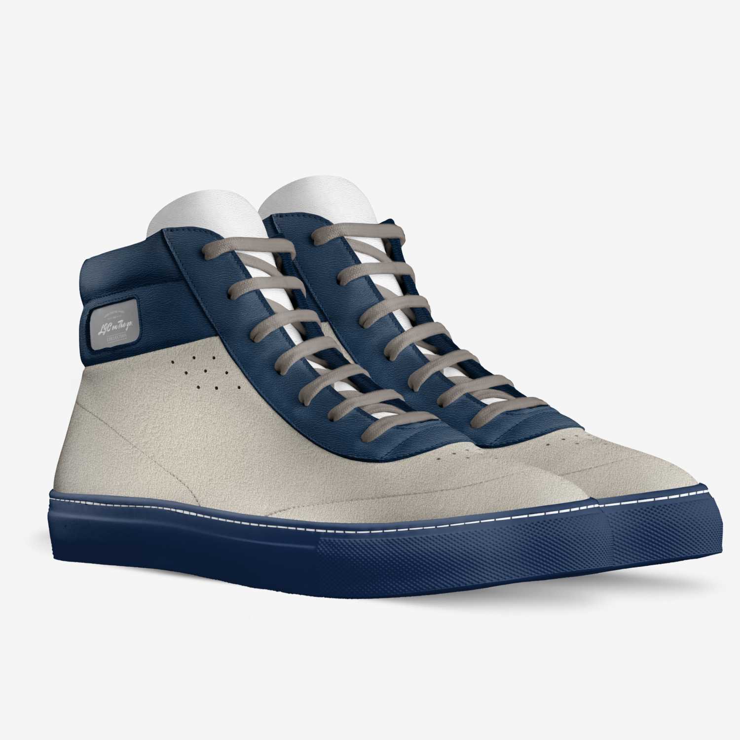 L.J.C on The go. custom made in Italy shoes by Louis Cotton | Double view
