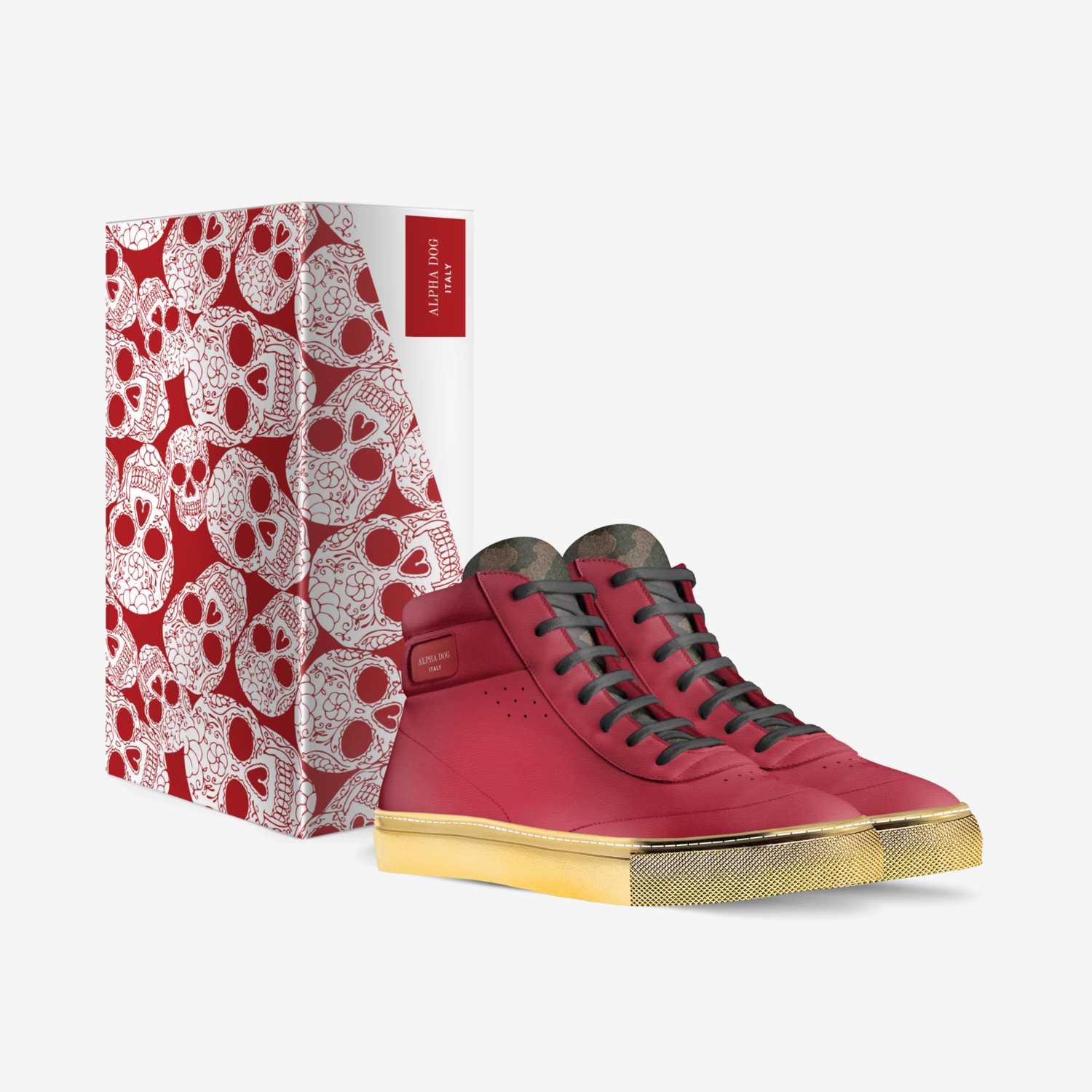 ALPHA DOG custom made in Italy shoes by Fashionmonzter | Box view