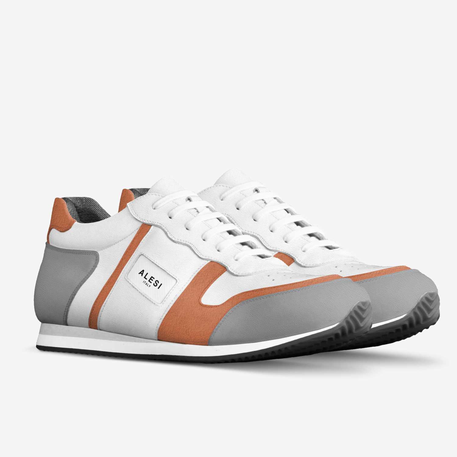 ALESI RUNNER II custom made in Italy shoes by Lonanthony Parker | Double view