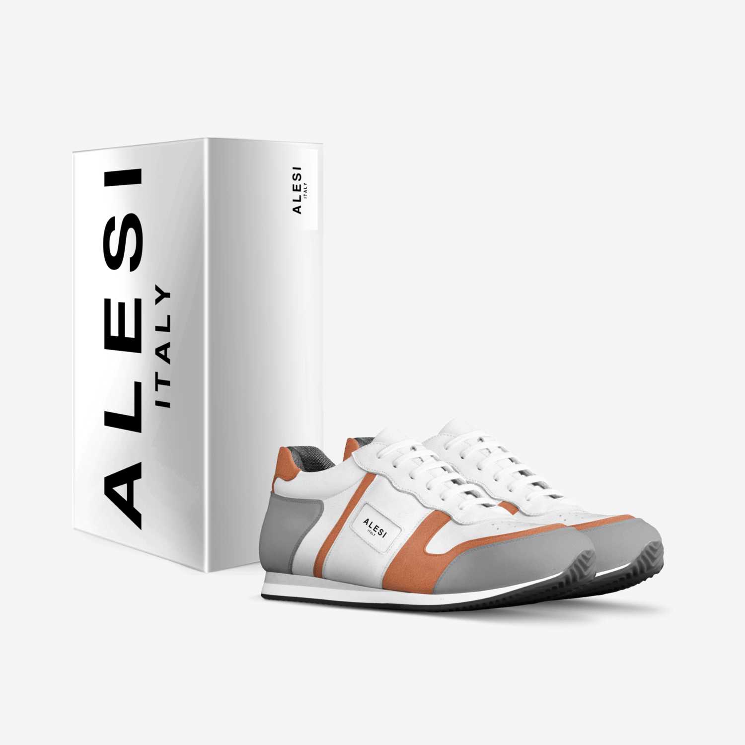 ALESI RUNNER II custom made in Italy shoes by Lonanthony Parker | Box view