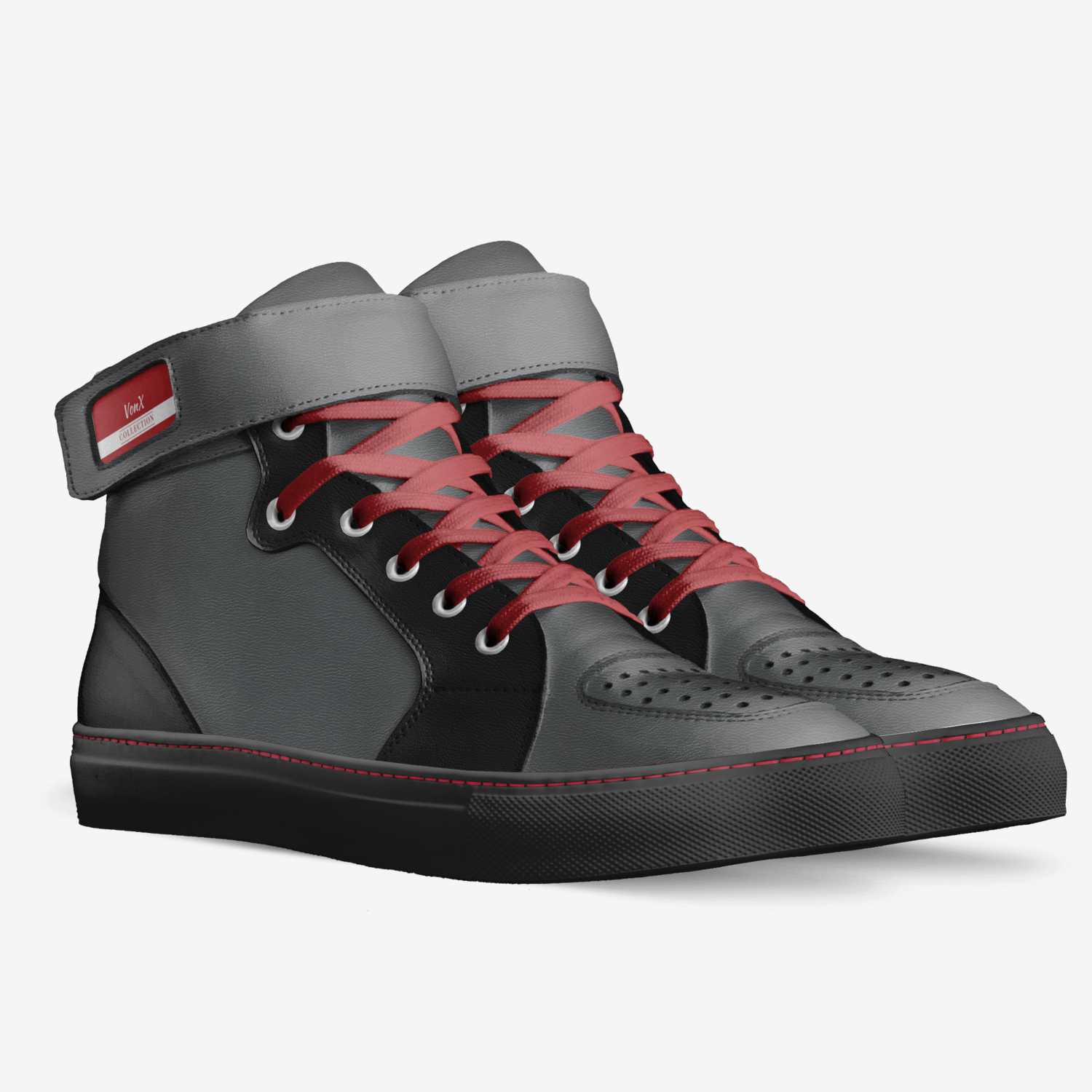 VonX custom made in Italy shoes by Zha'Vonnetie Alexander | Double view