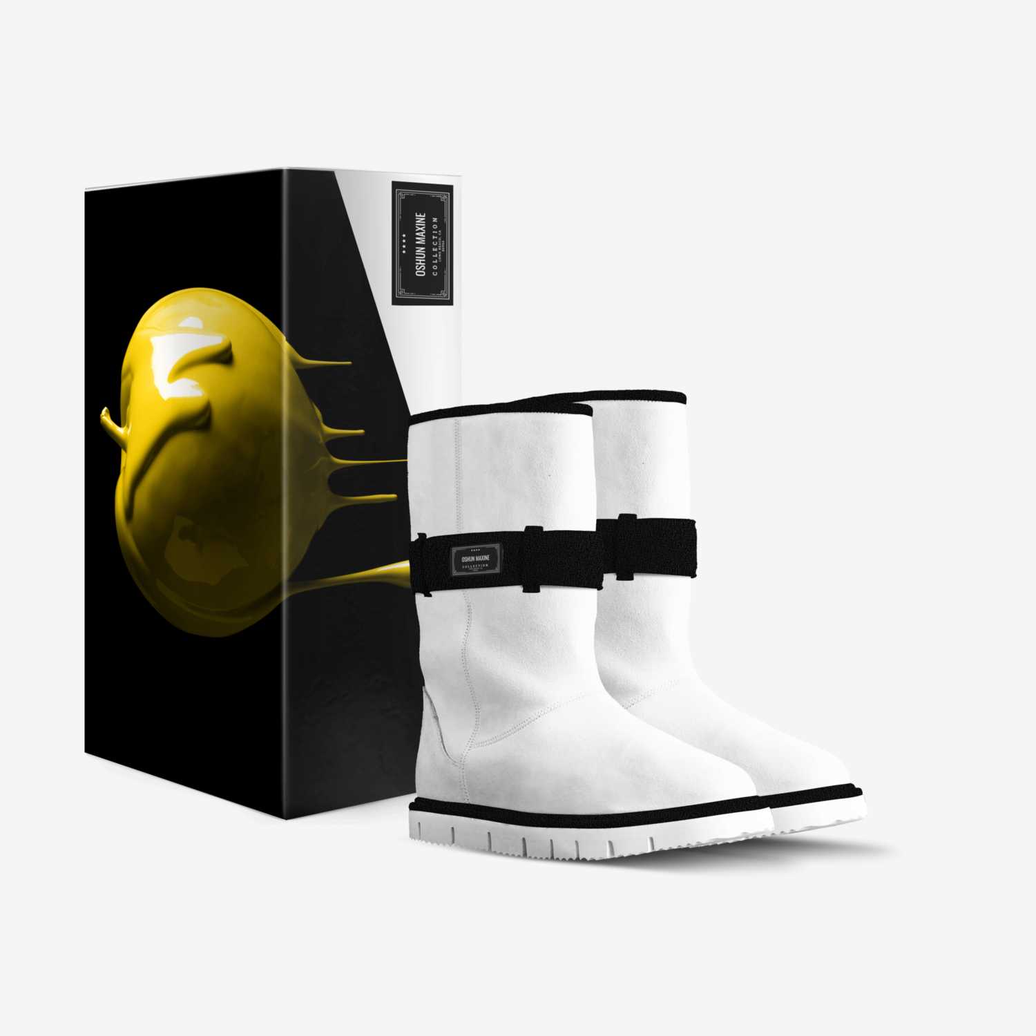 Oshun custom made in Italy shoes by Naijee White | Box view