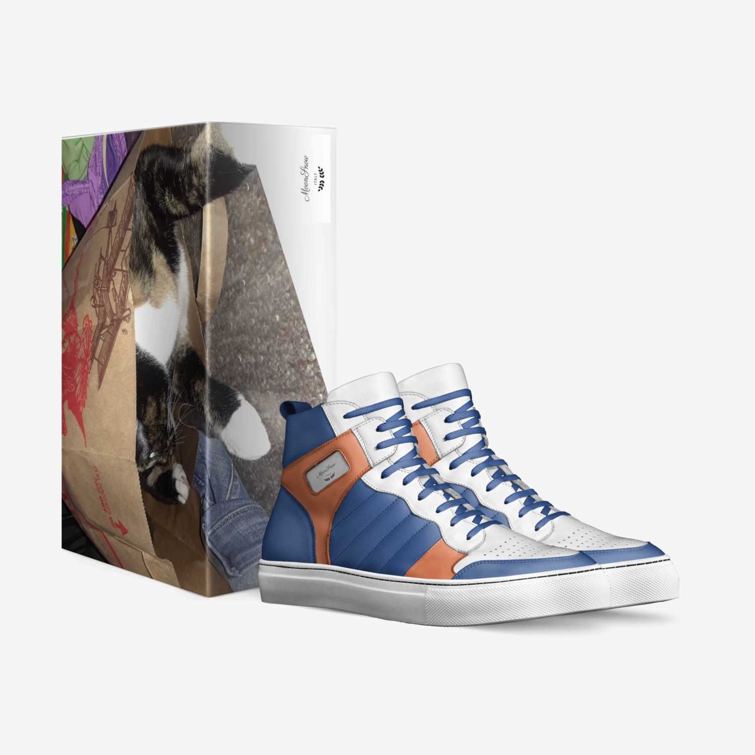 MoonSnow custom made in Italy shoes by Margaret James | Box view