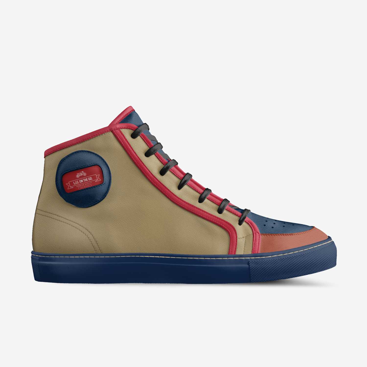 L.J.C. on The Go. custom made in Italy shoes by Louis Cotton | Side view