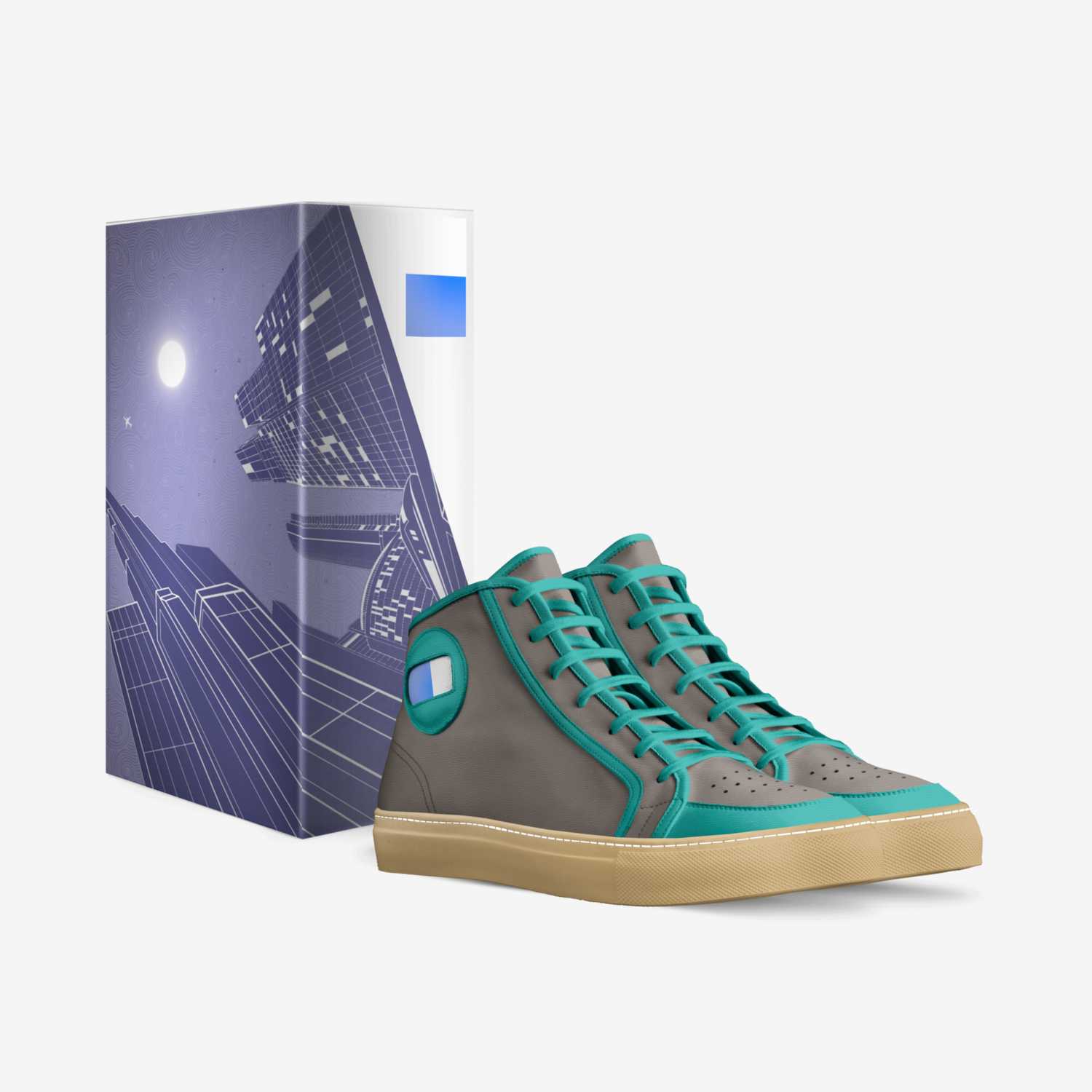 Forward flash  custom made in Italy shoes by Elijah Martinez | Box view
