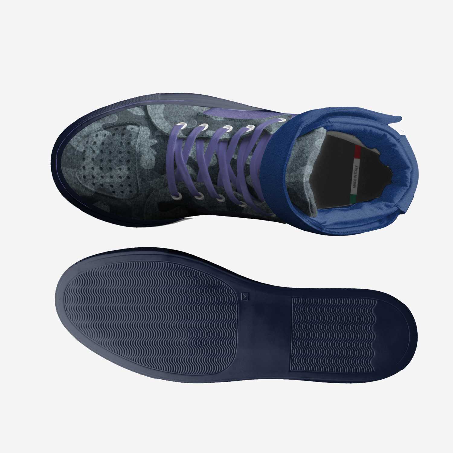 Legit Trappers custom made in Italy shoes by Deon Landry | Top view