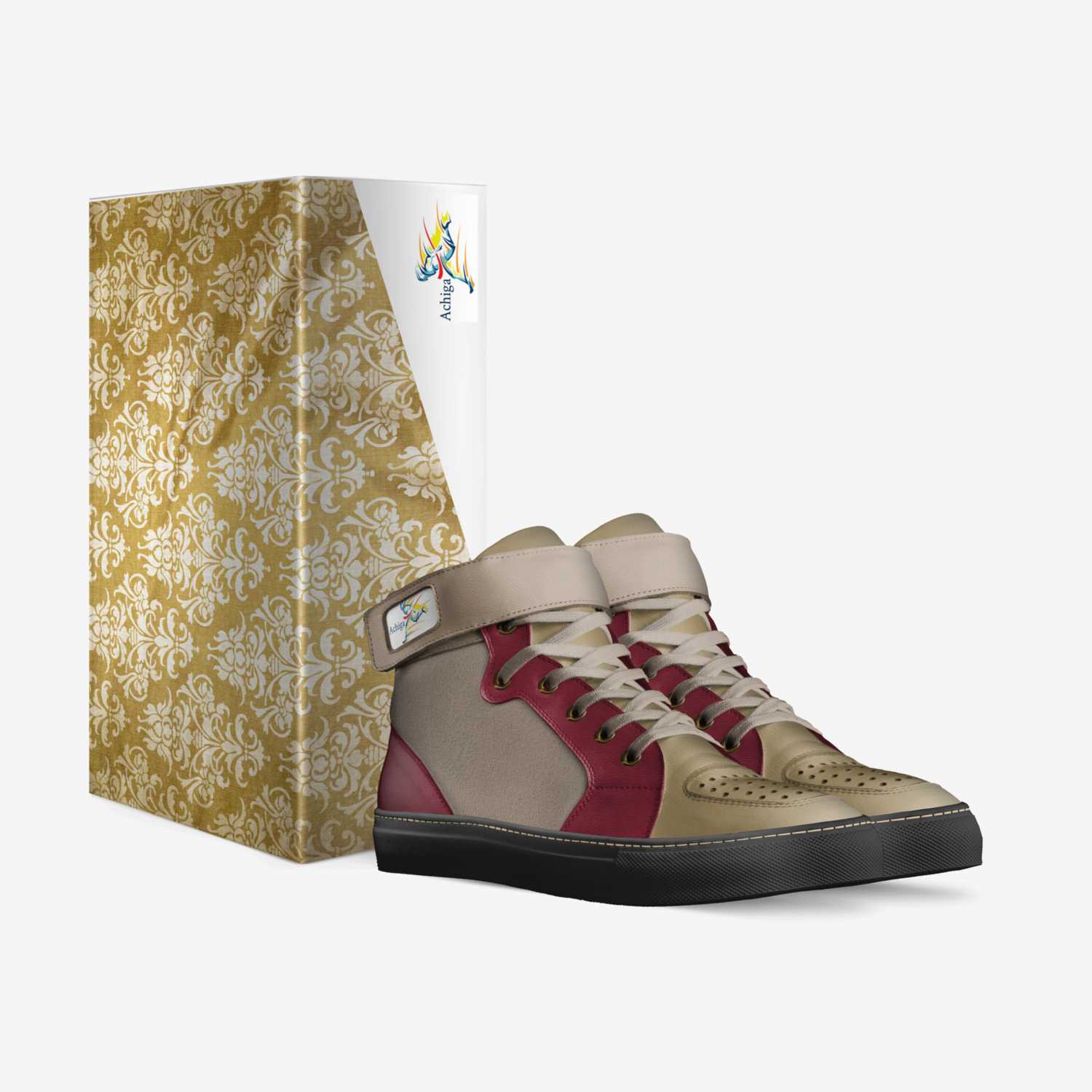 Achiga custom made in Italy shoes by Richard Donato | Box view