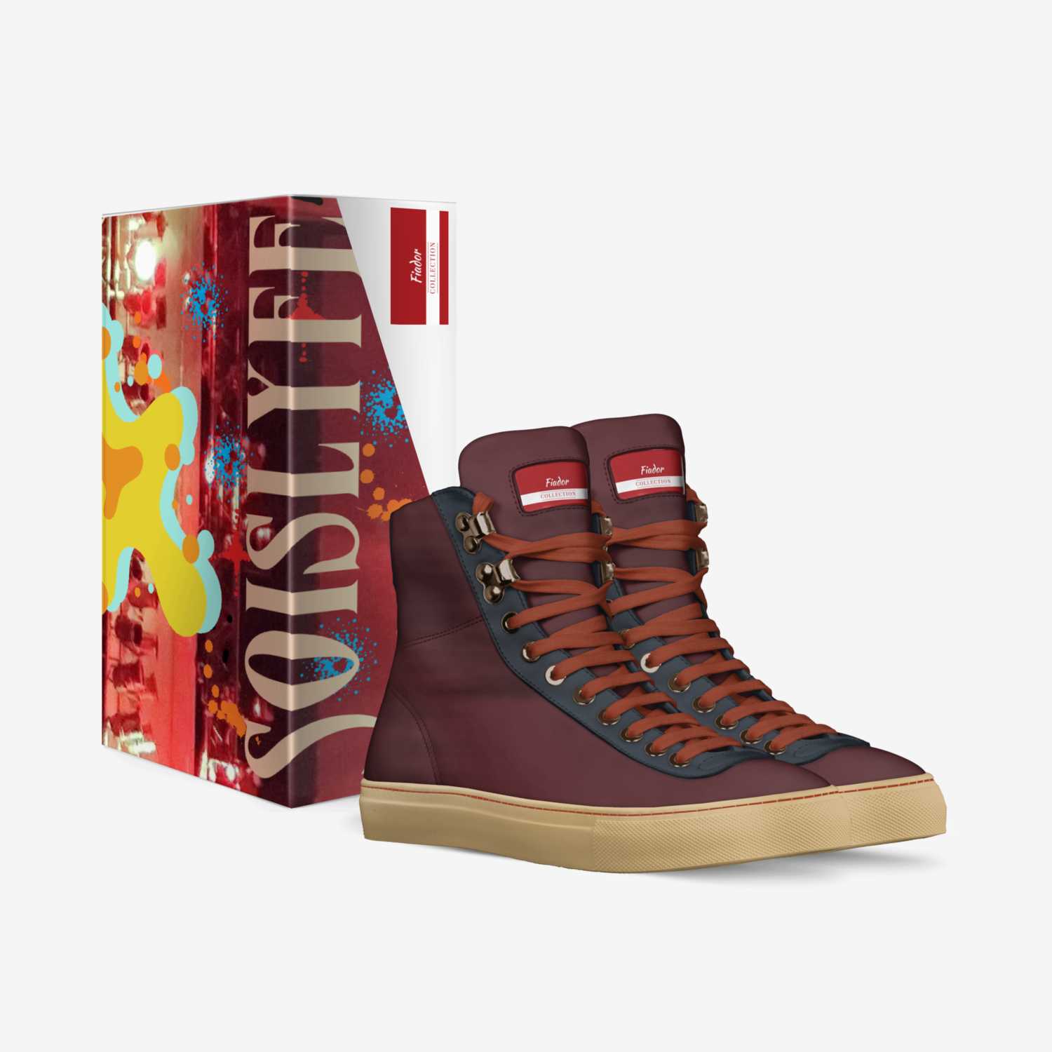 Fiador custom made in Italy shoes by Ladon Coggins | Box view