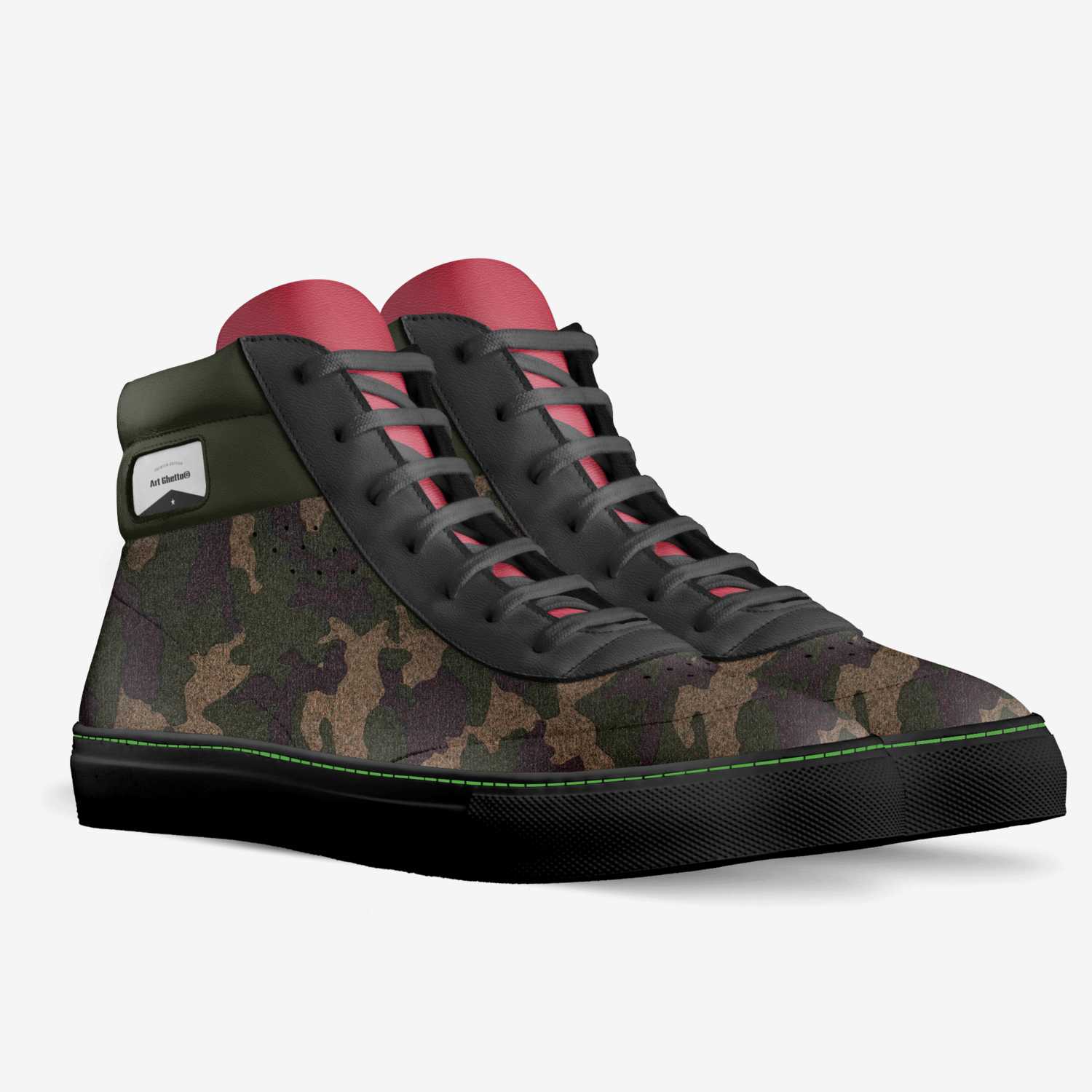 Art Ghetto© custom made in Italy shoes by Christopher Buchanan El | Double view