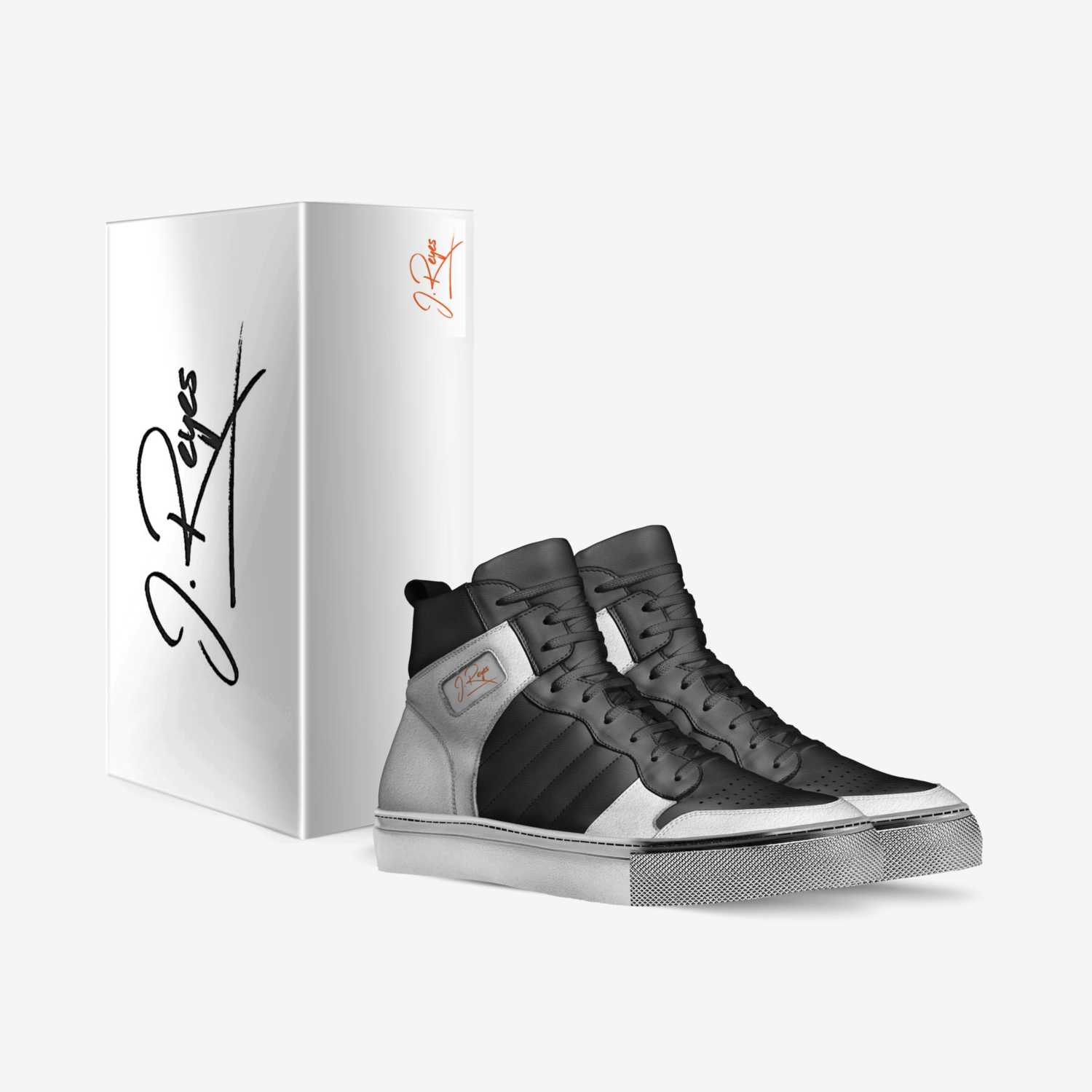 SATIN BLACK custom made in Italy shoes by Jose Reyes | Box view