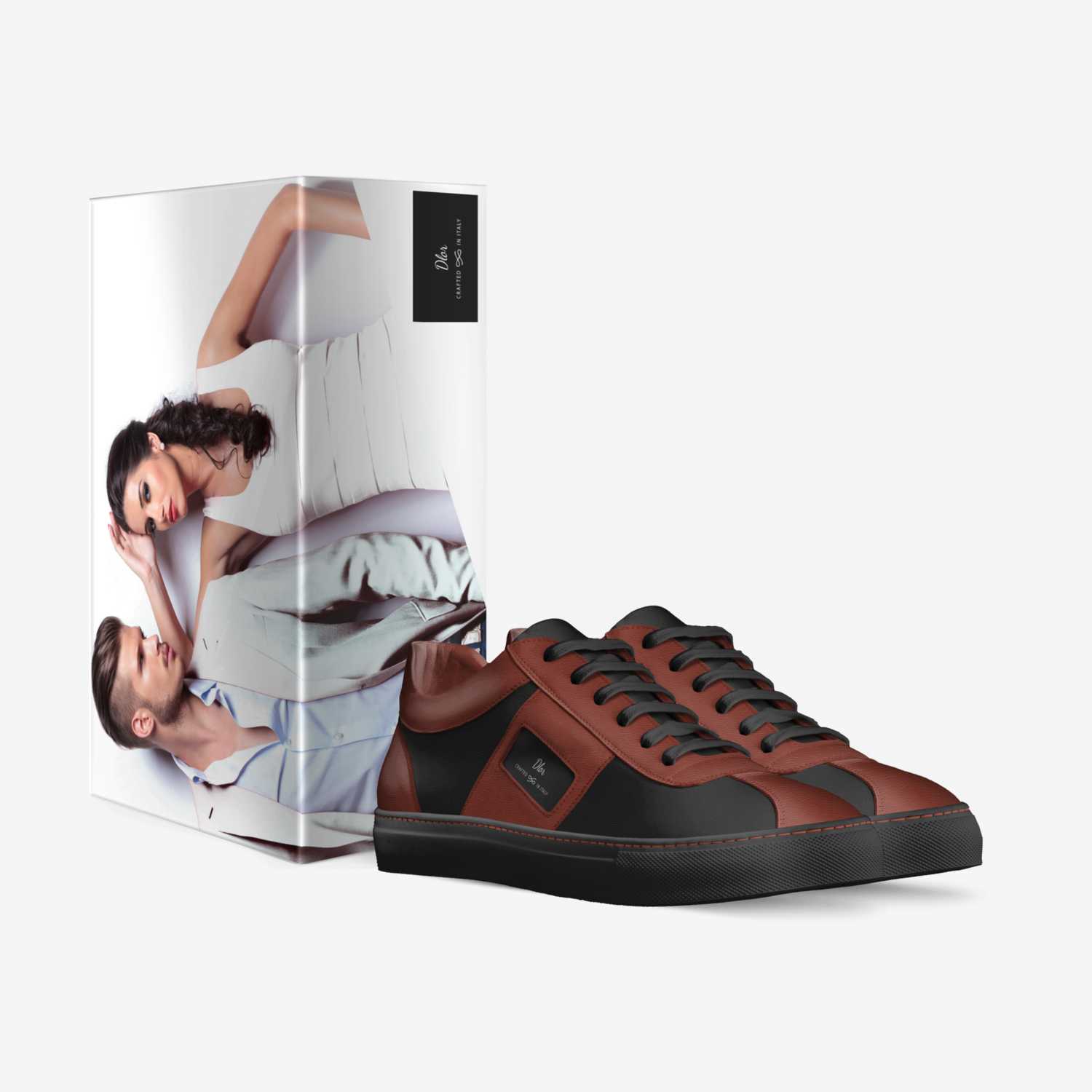 Dlor custom made in Italy shoes by Delores Bright | Box view