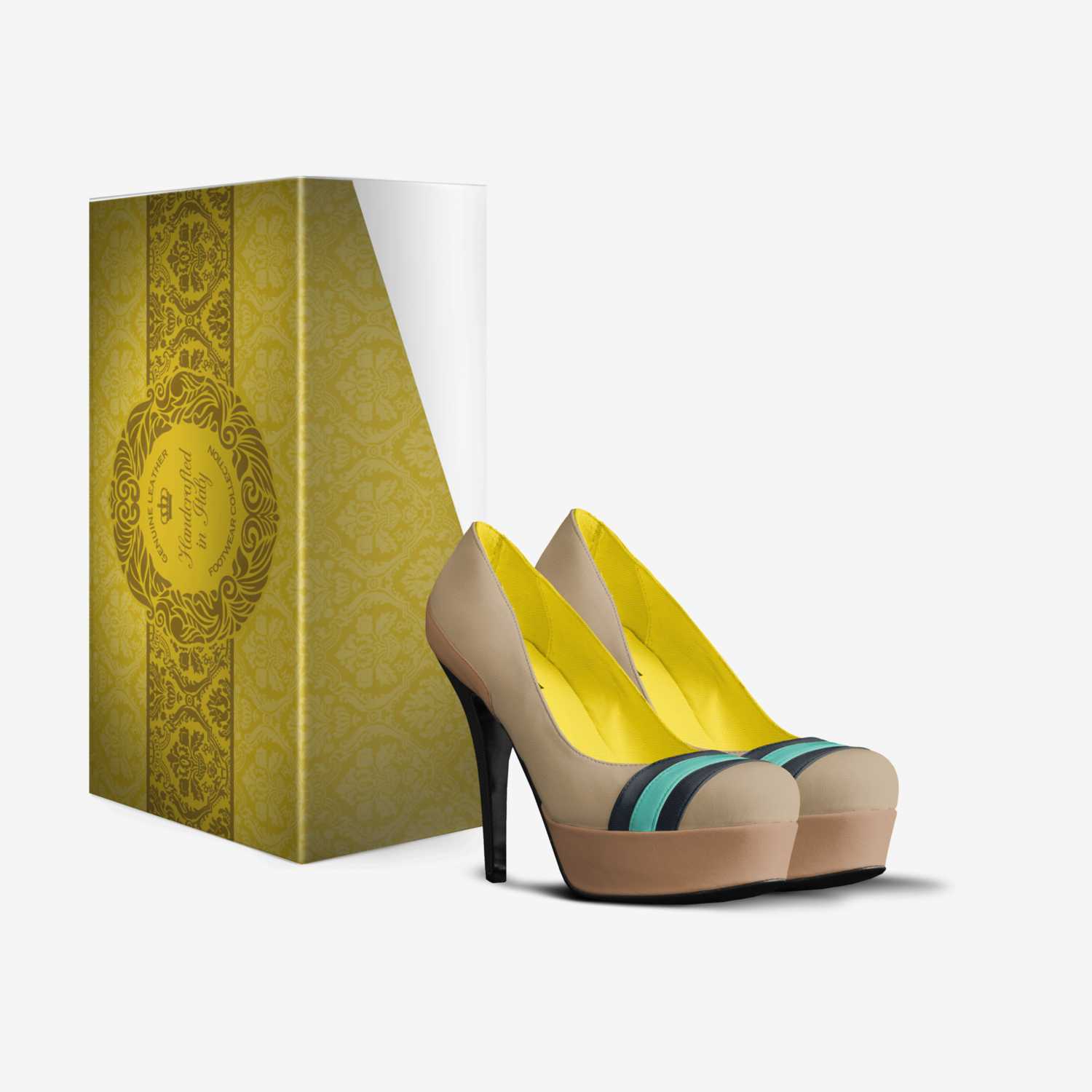 Lucille XO custom made in Italy shoes by Michelle Campbell | Box view