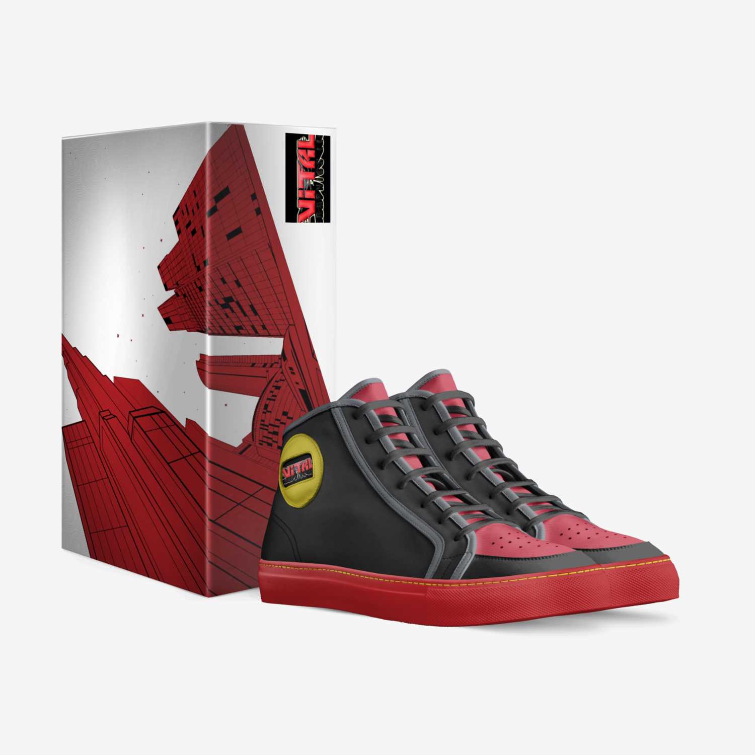 Vitalgraphixart custom made in Italy shoes by Francisco Garcia | Box view