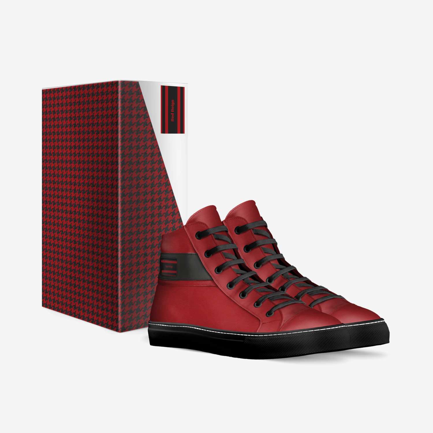 Red Reign  custom made in Italy shoes by Rodney Johnson Jr | Box view