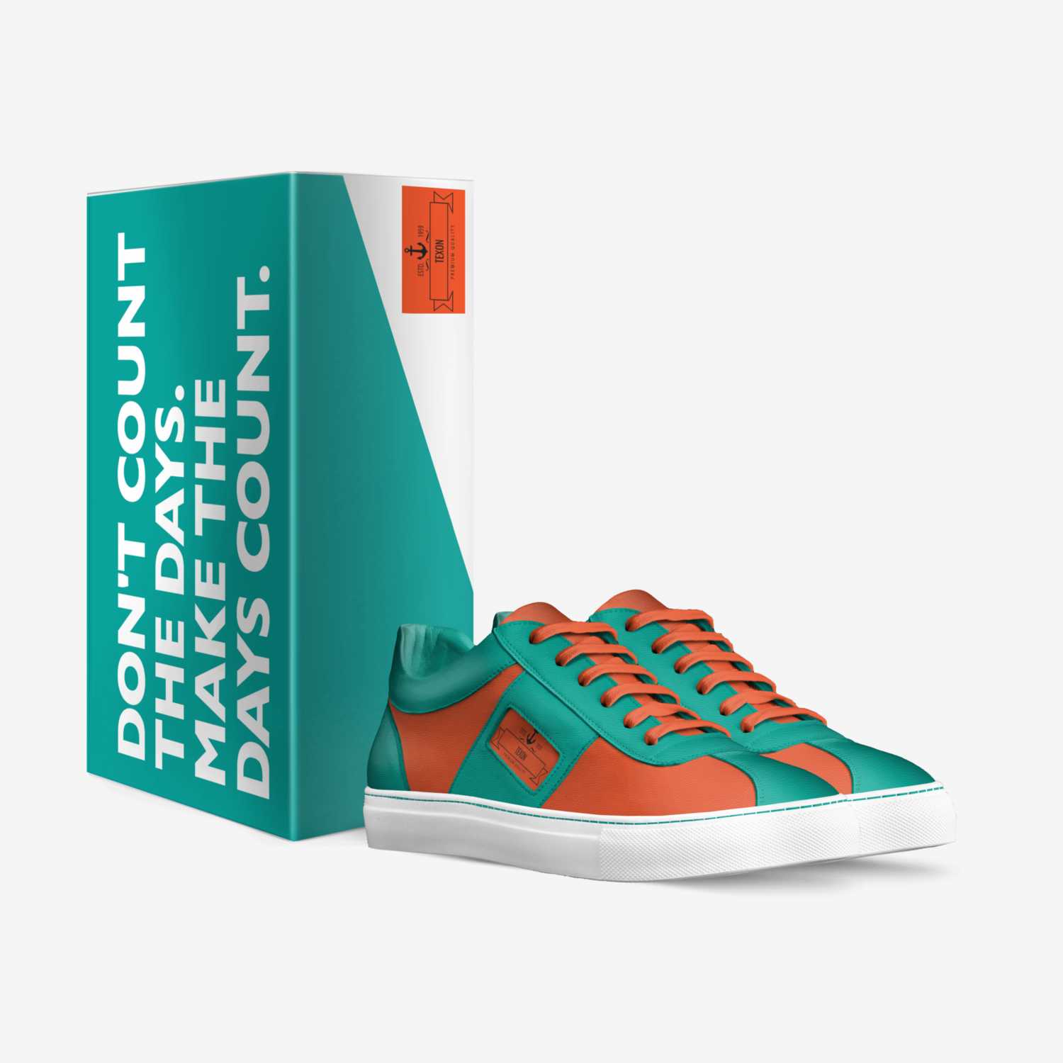 Texon custom made in Italy shoes by Rebecca Smith | Box view
