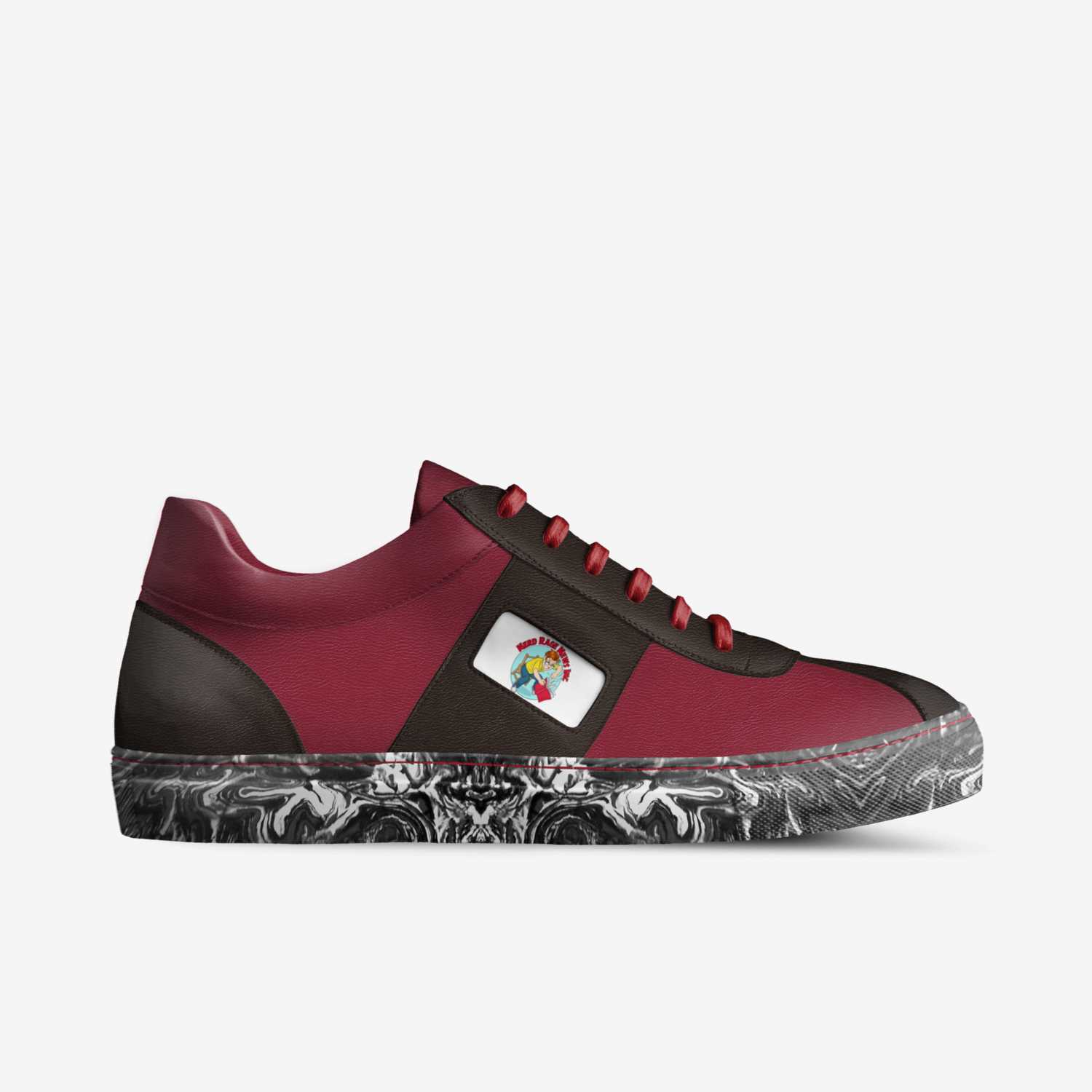Nerd Flyer custom made in Italy shoes by Steve Wollett | Side view