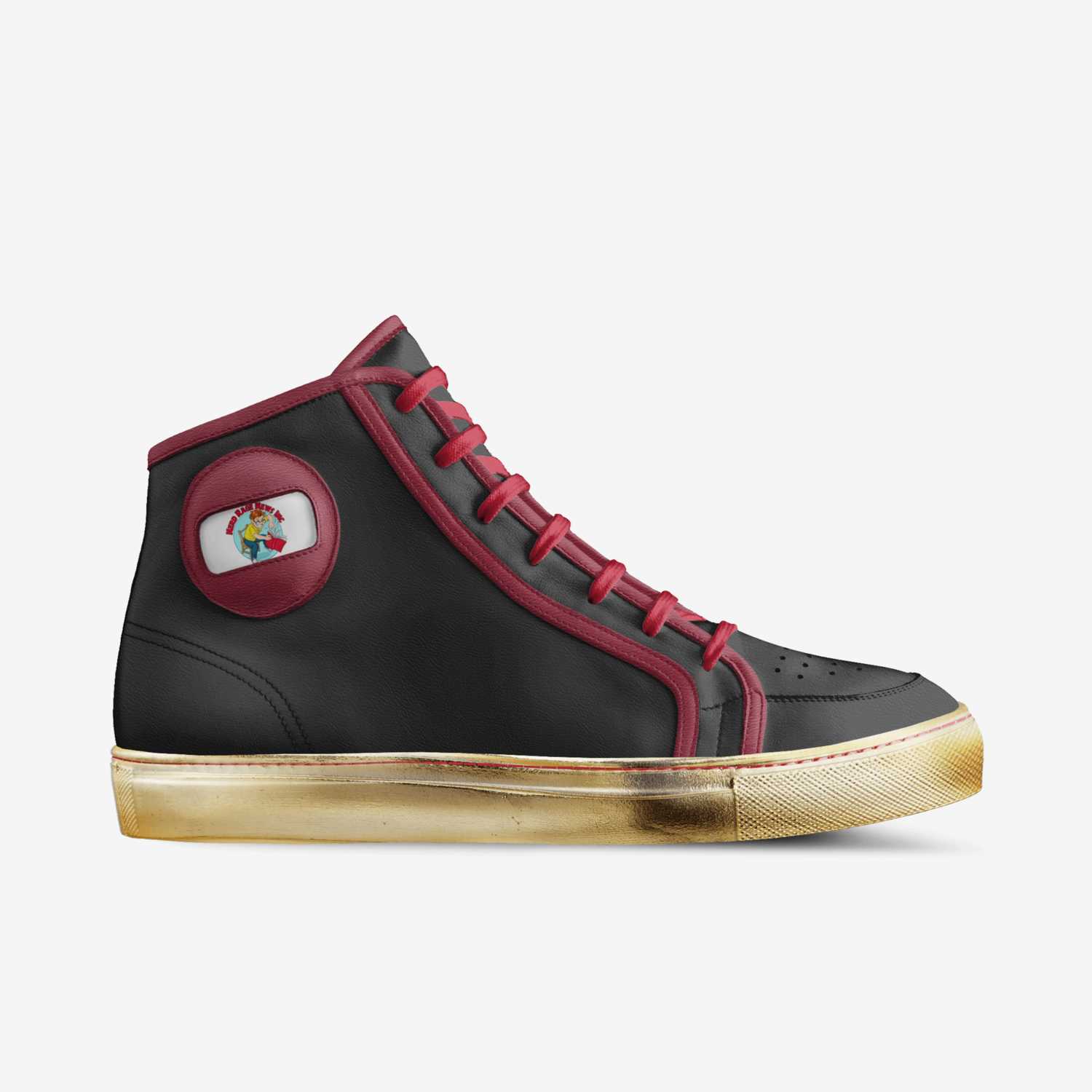 Nerdster custom made in Italy shoes by Steve Wollett | Side view