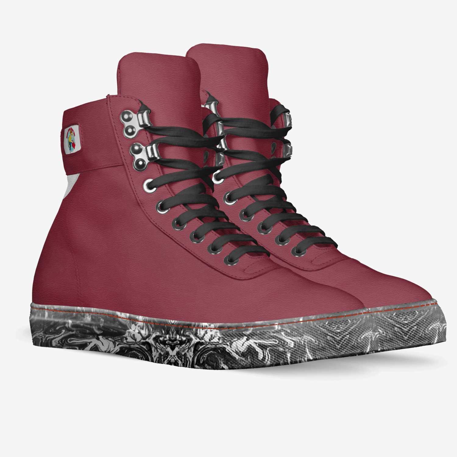 Nerd Forever custom made in Italy shoes by Steve Wollett | Double view