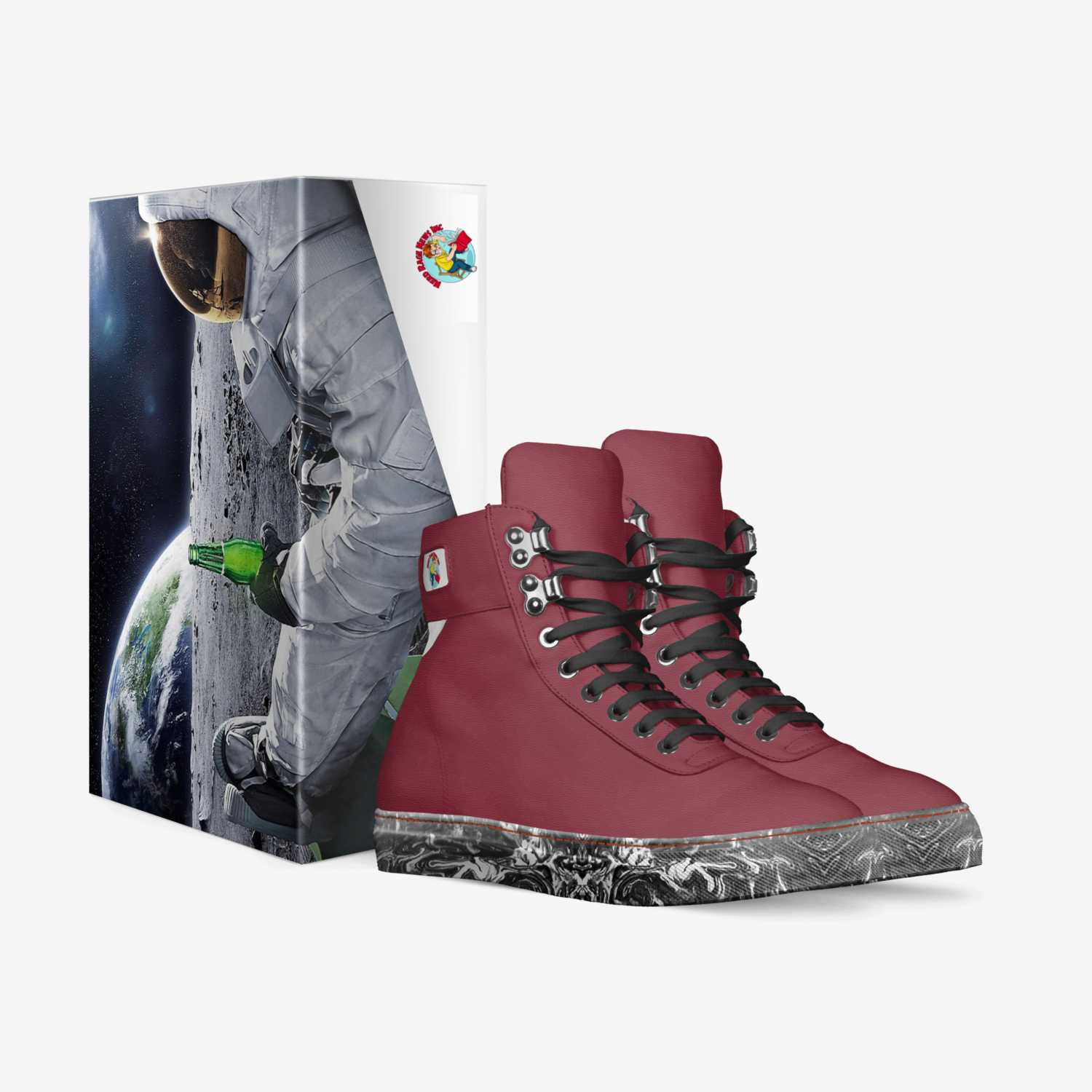 Nerd Forever custom made in Italy shoes by Steve Wollett | Box view