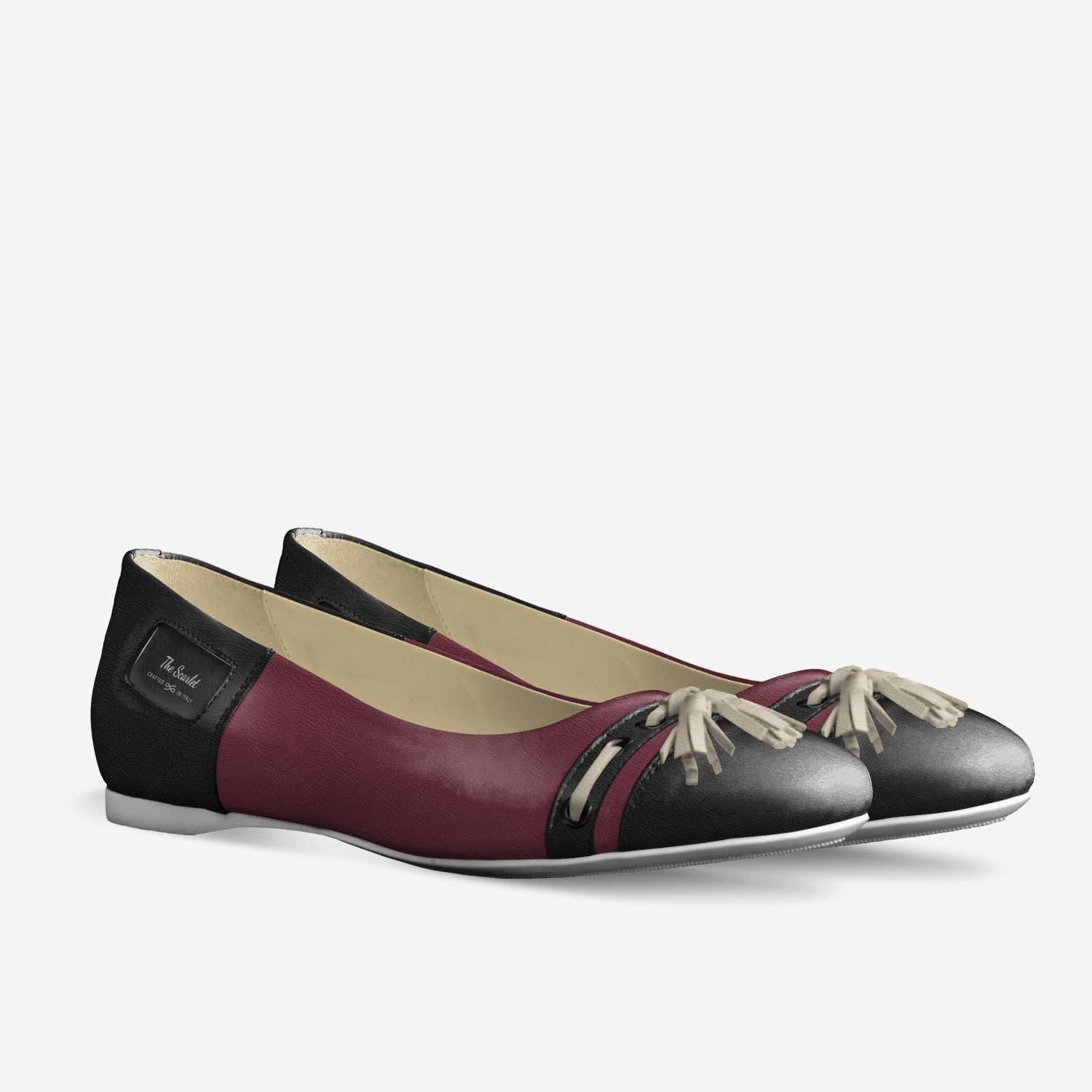 Scarlet custom made in Italy shoes by Kitten Mew | Double view