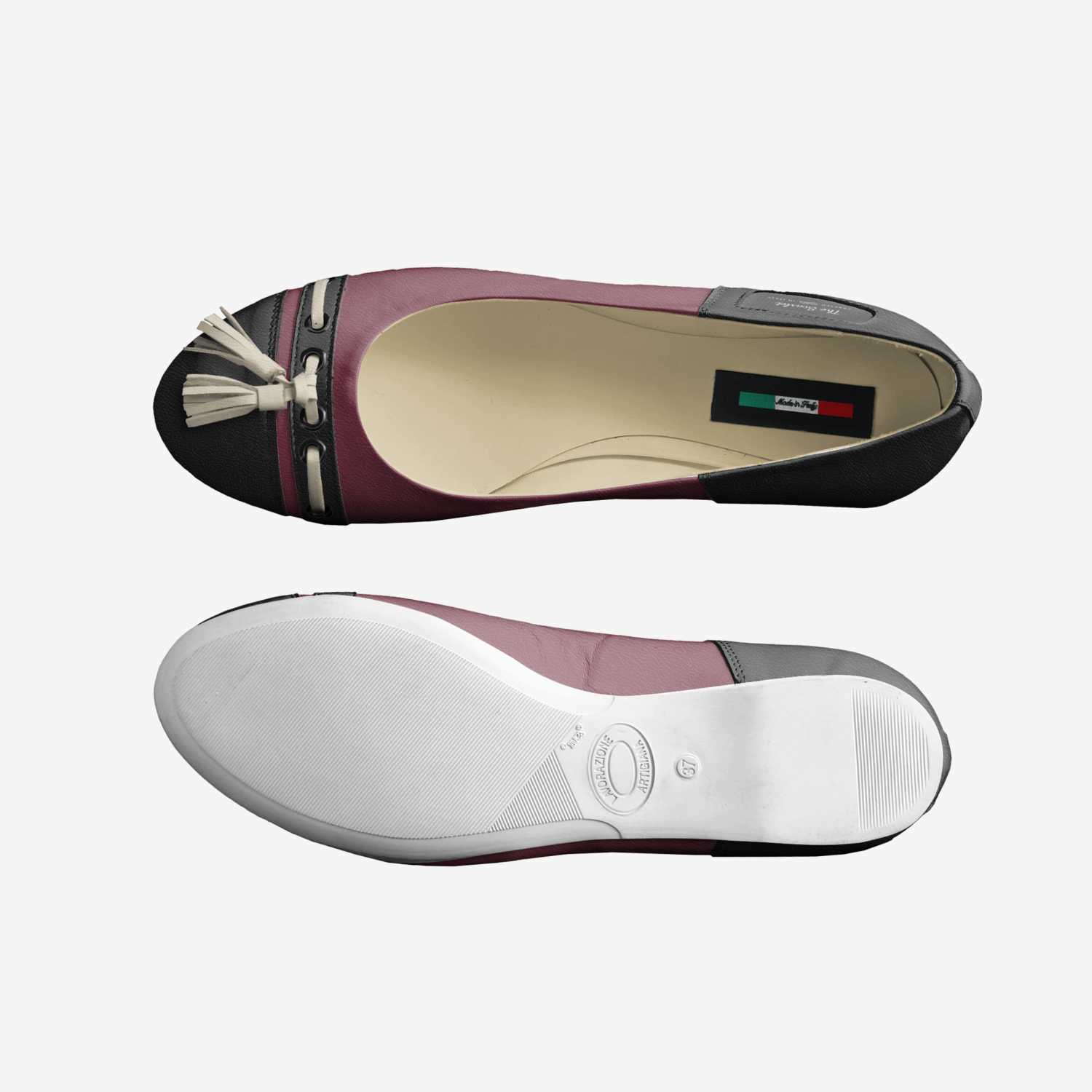 Scarlet custom made in Italy shoes by Kitten Mew | Top view
