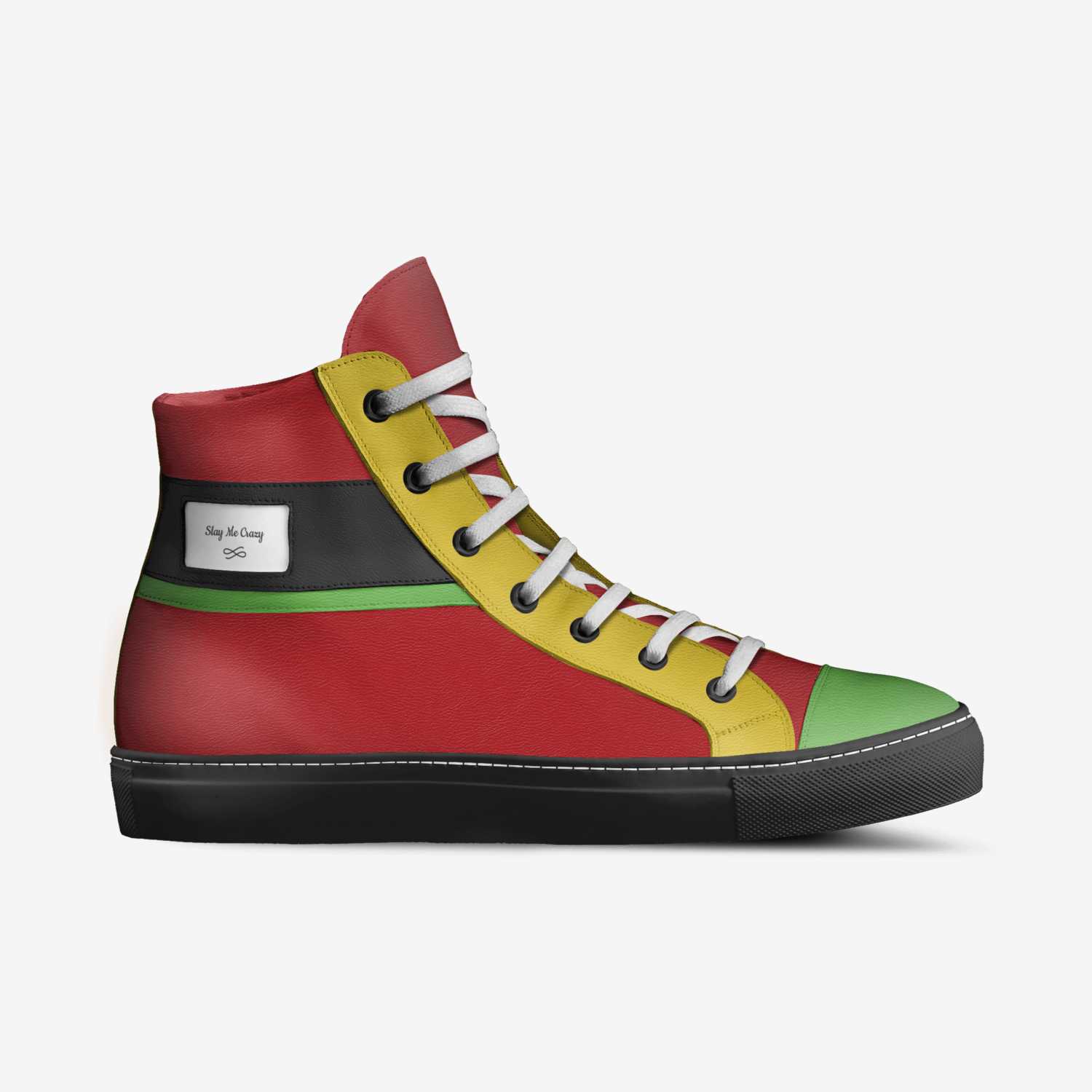 Slay Me Crazy  custom made in Italy shoes by Latanya Mathis | Side view