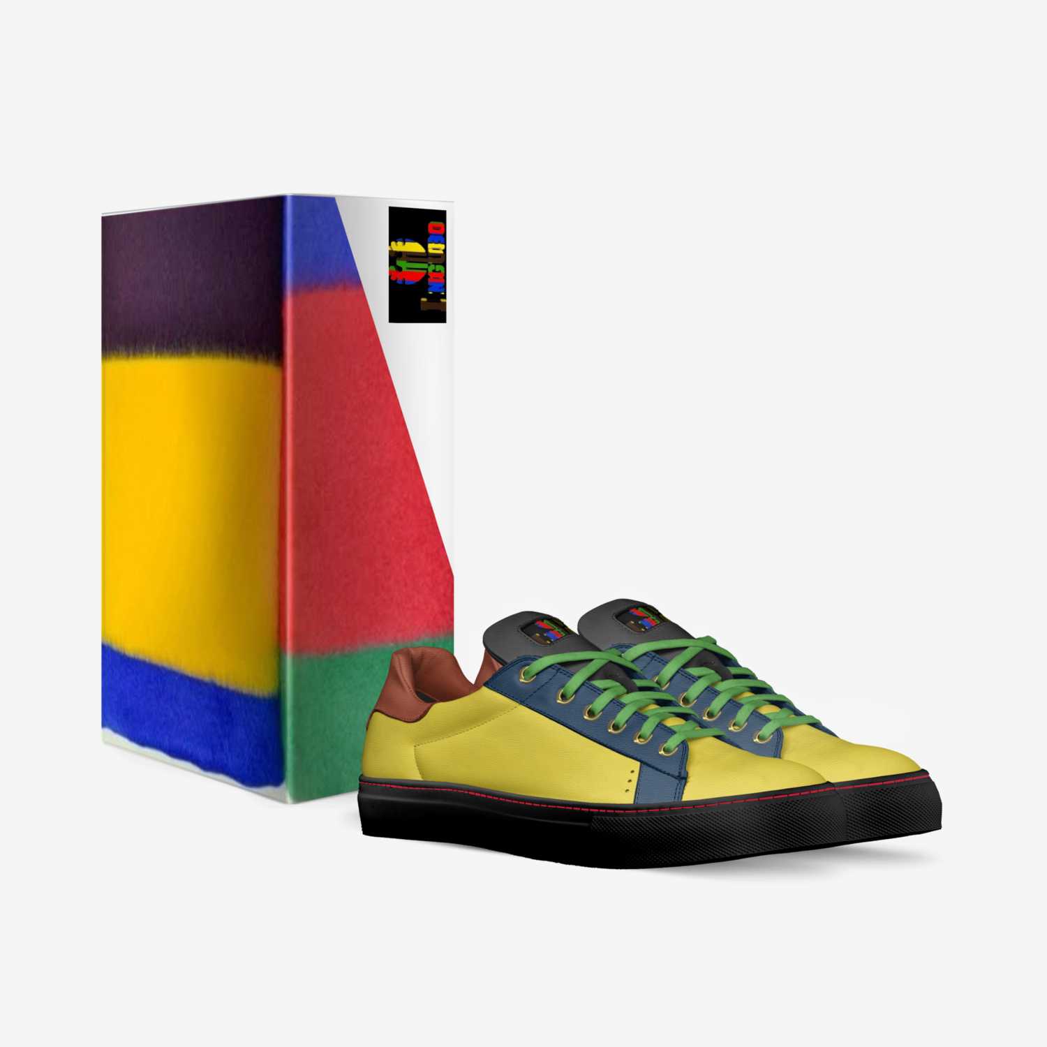 Ingubo custom made in Italy shoes by Tshepo Mahlangu | Box view