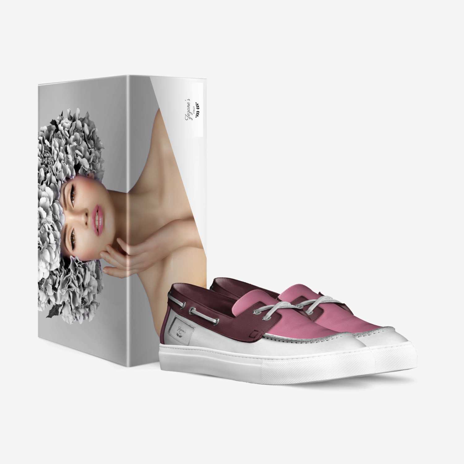 Zezane's custom made in Italy shoes by Amanda Jimenez | Box view