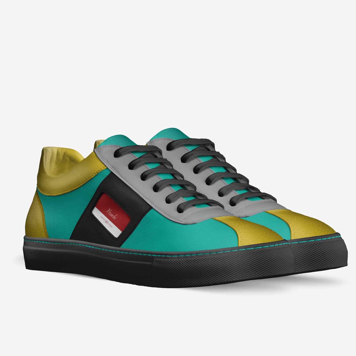 Verachi custom made in Italy shoes by Ebony Martin | Double view