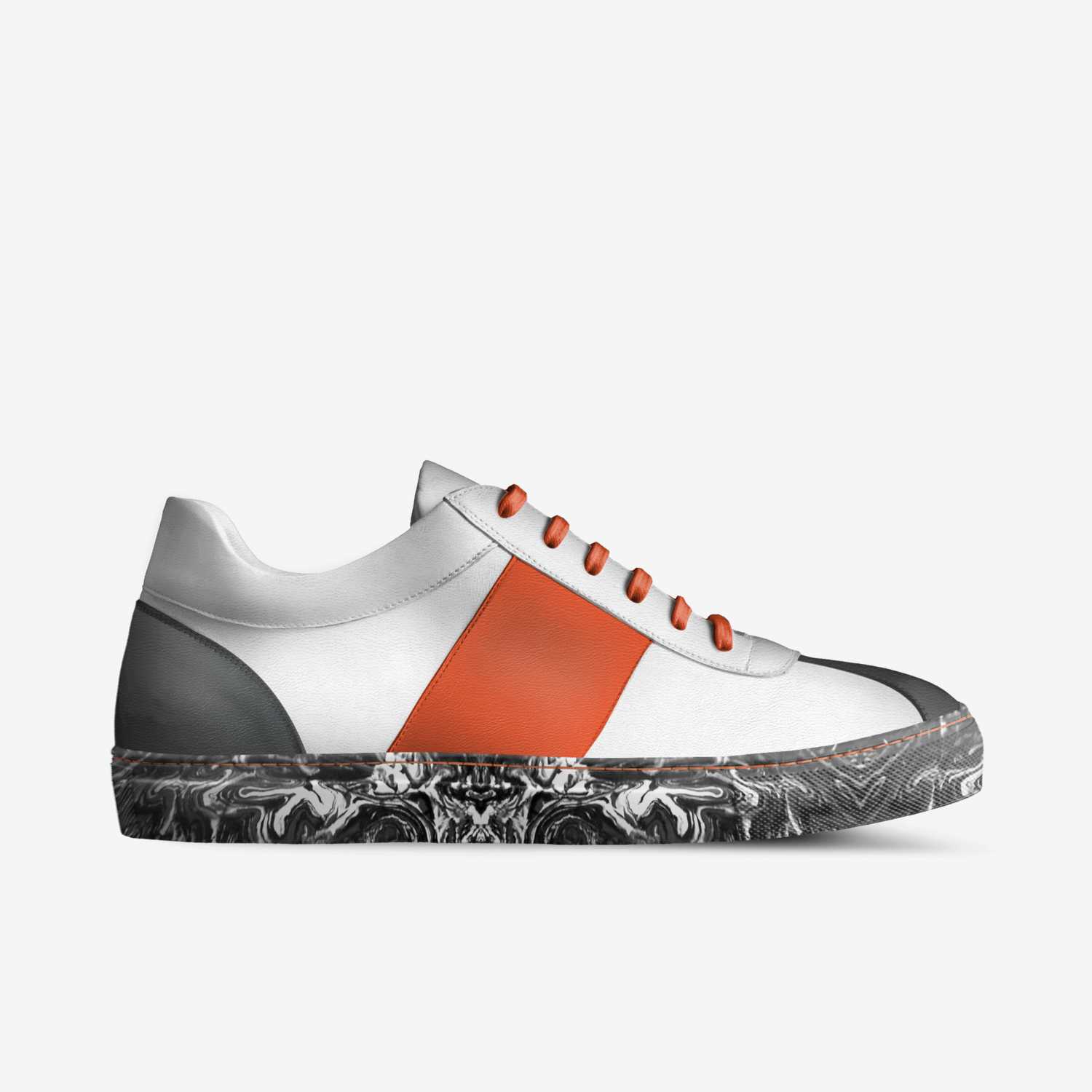 The Kitty Red custom made in Italy shoes by Carly Hurdle | Side view