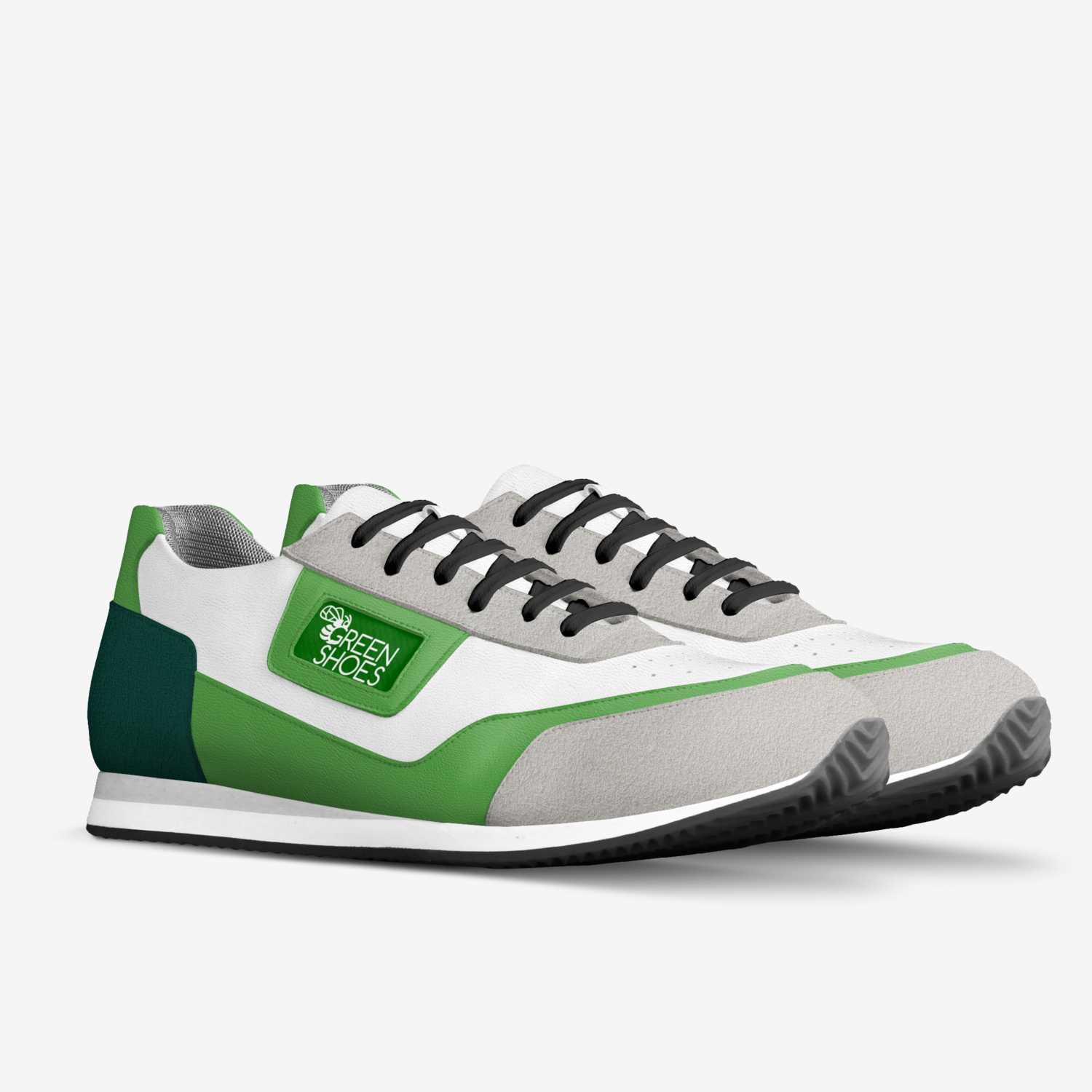 GREENPEACE custom made in Italy shoes by Agency Aliveshoes | Double view
