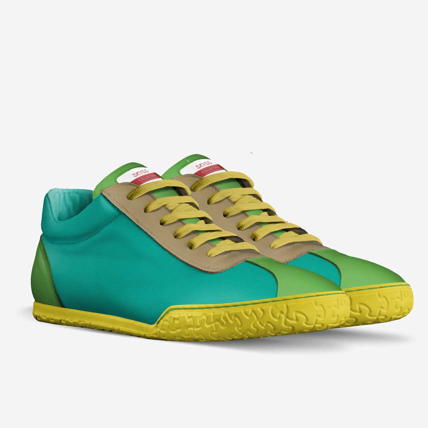 SKYSS custom made in Italy shoes by Shenique King | Double view