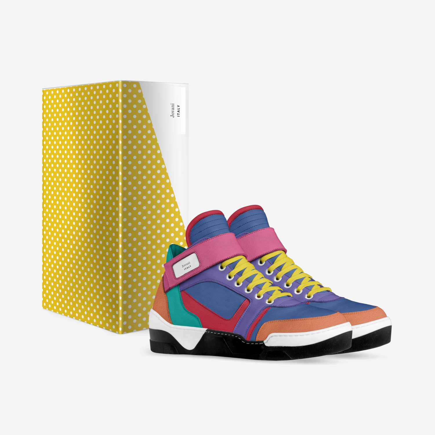 Jovani custom made in Italy shoes by Jovan Williams | Box view