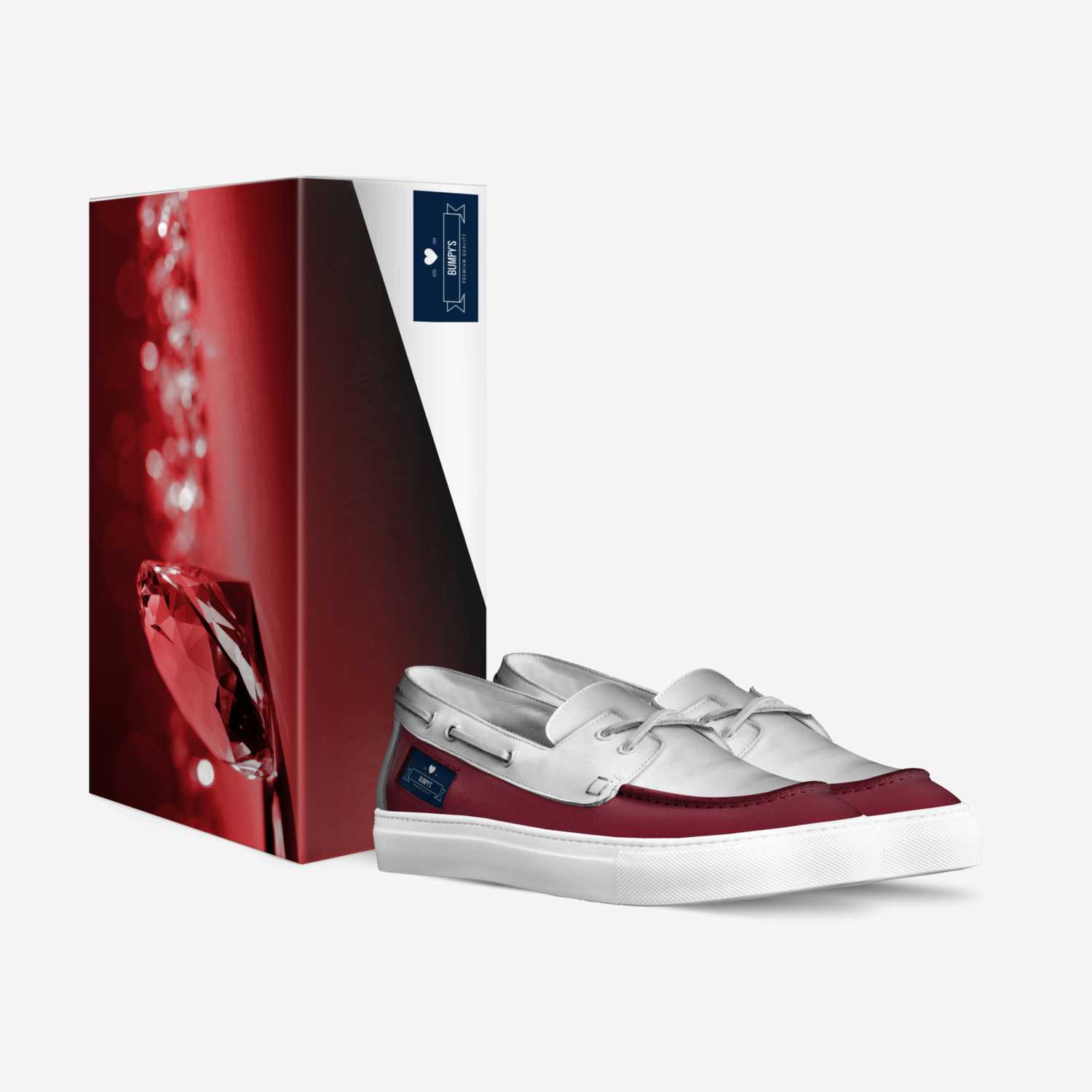 Bumpy's custom made in Italy shoes by Jasmine Bumper | Box view