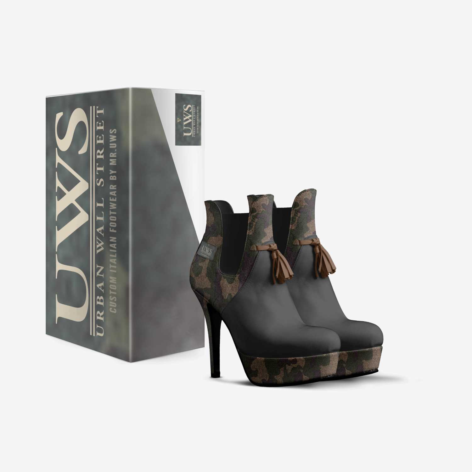 Camo Chic custom made in Italy shoes by Urbanwallstreet Earl | Box view