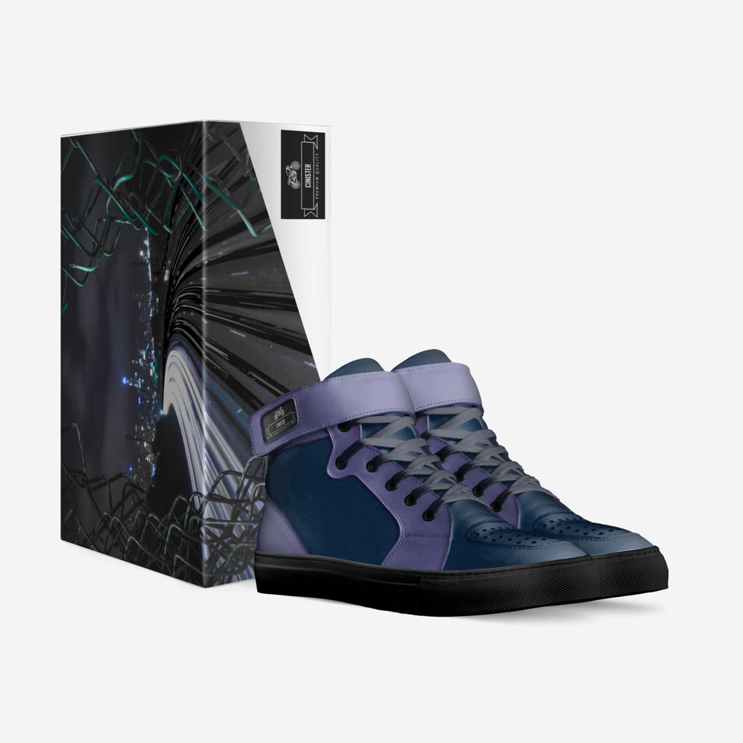 Cinister custom made in Italy shoes by Dusty Nash | Box view