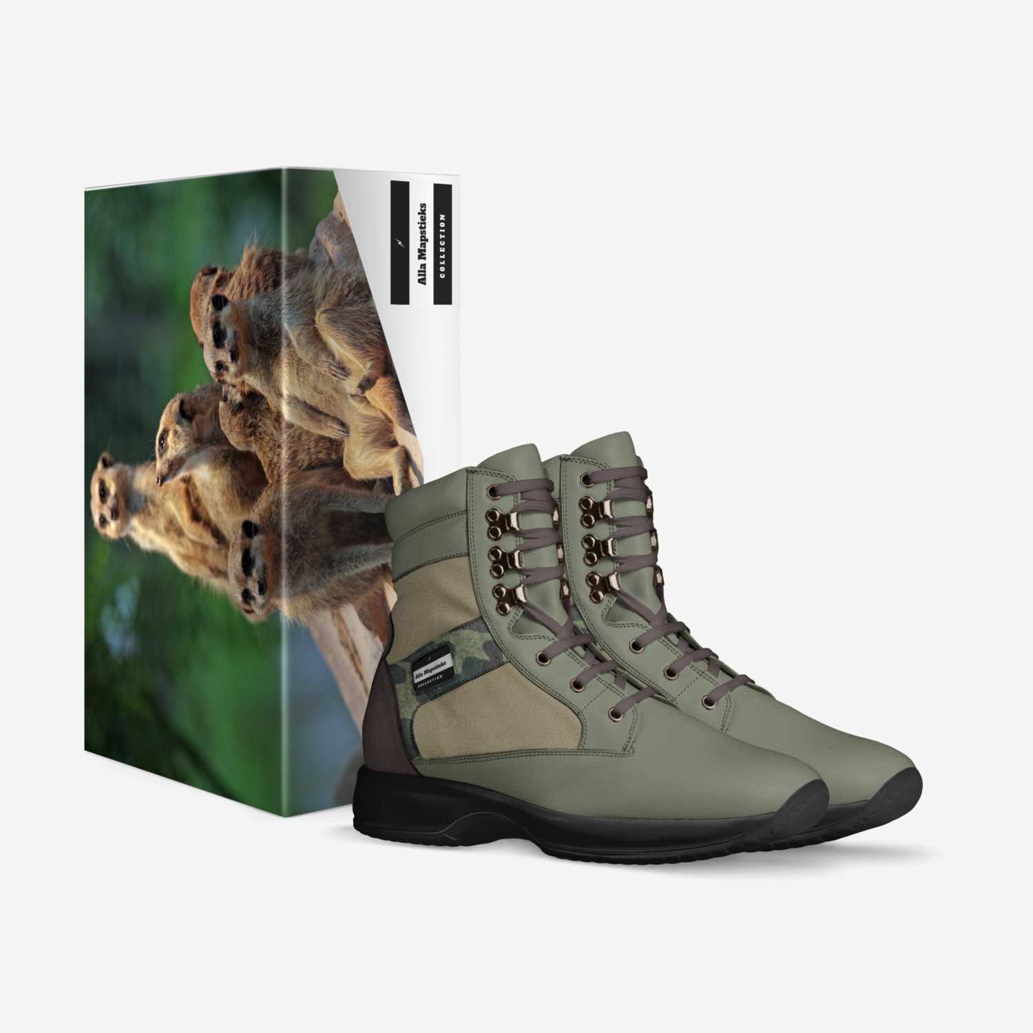 Alla Mapstieks custom made in Italy shoes by Beverley Ludick | Box view