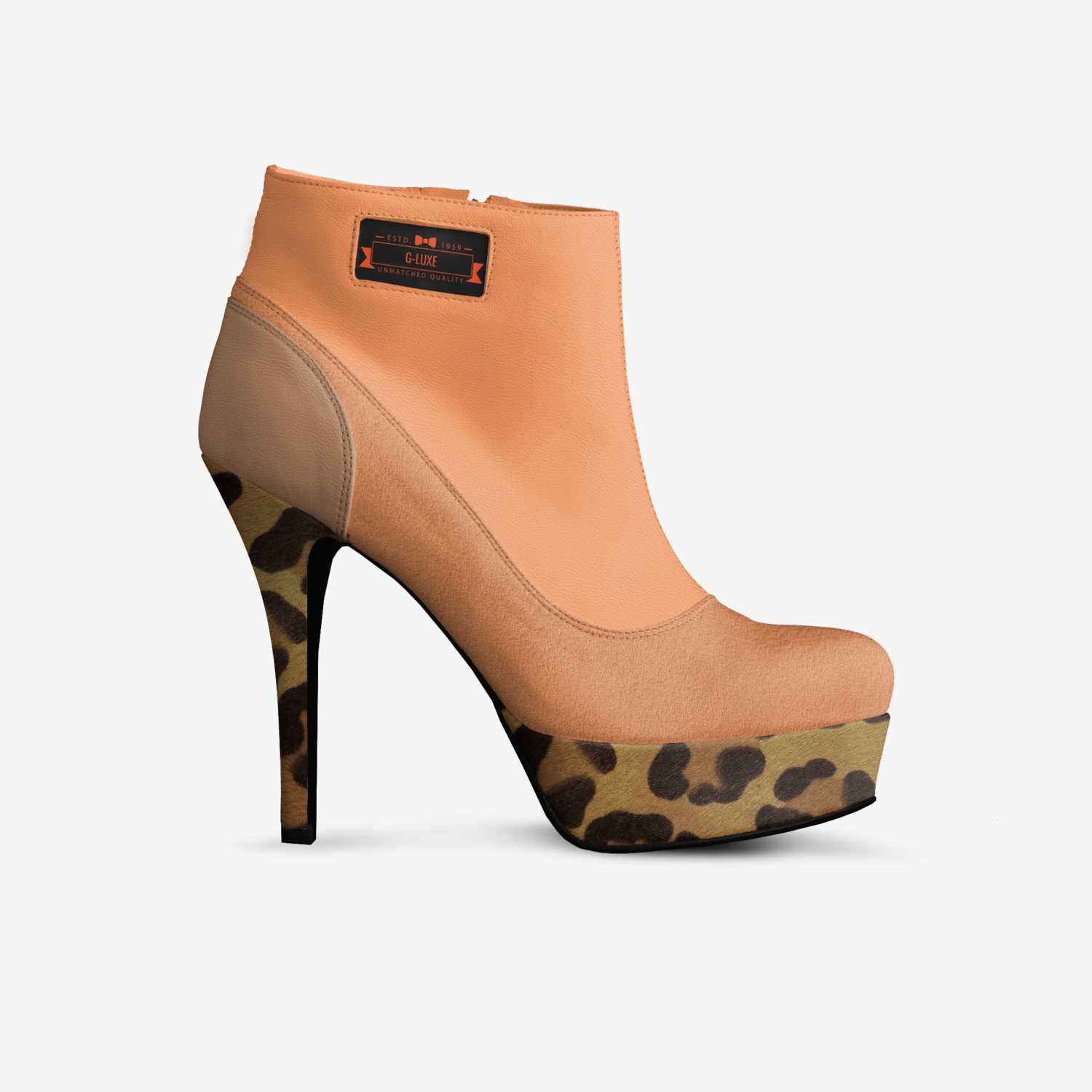 G-LUXE custom made in Italy shoes by Gina Lyn Claypool | Side view