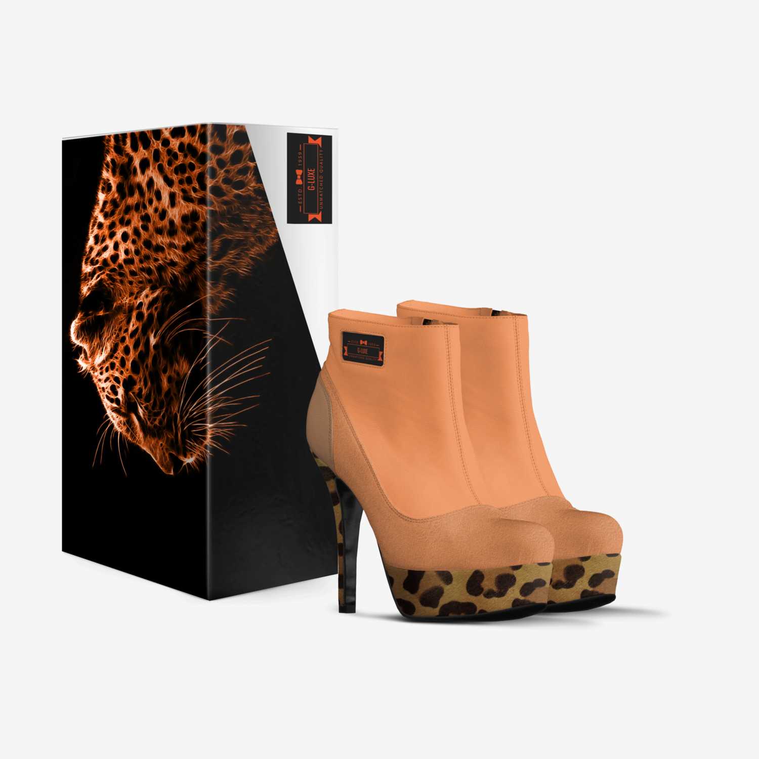 G-LUXE custom made in Italy shoes by Gina Lyn Claypool | Box view