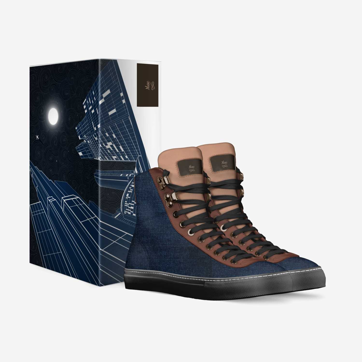 Mac custom made in Italy shoes by Quinton Mcclain | Box view
