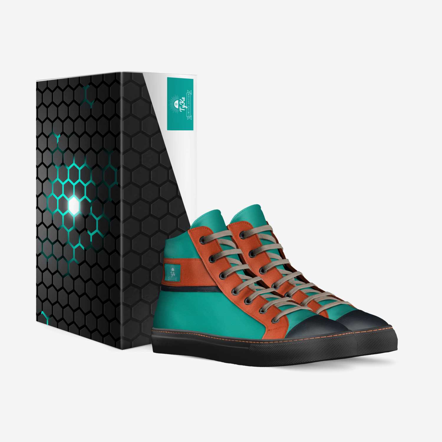 TyKe custom made in Italy shoes by Tykeshia Bannister | Box view